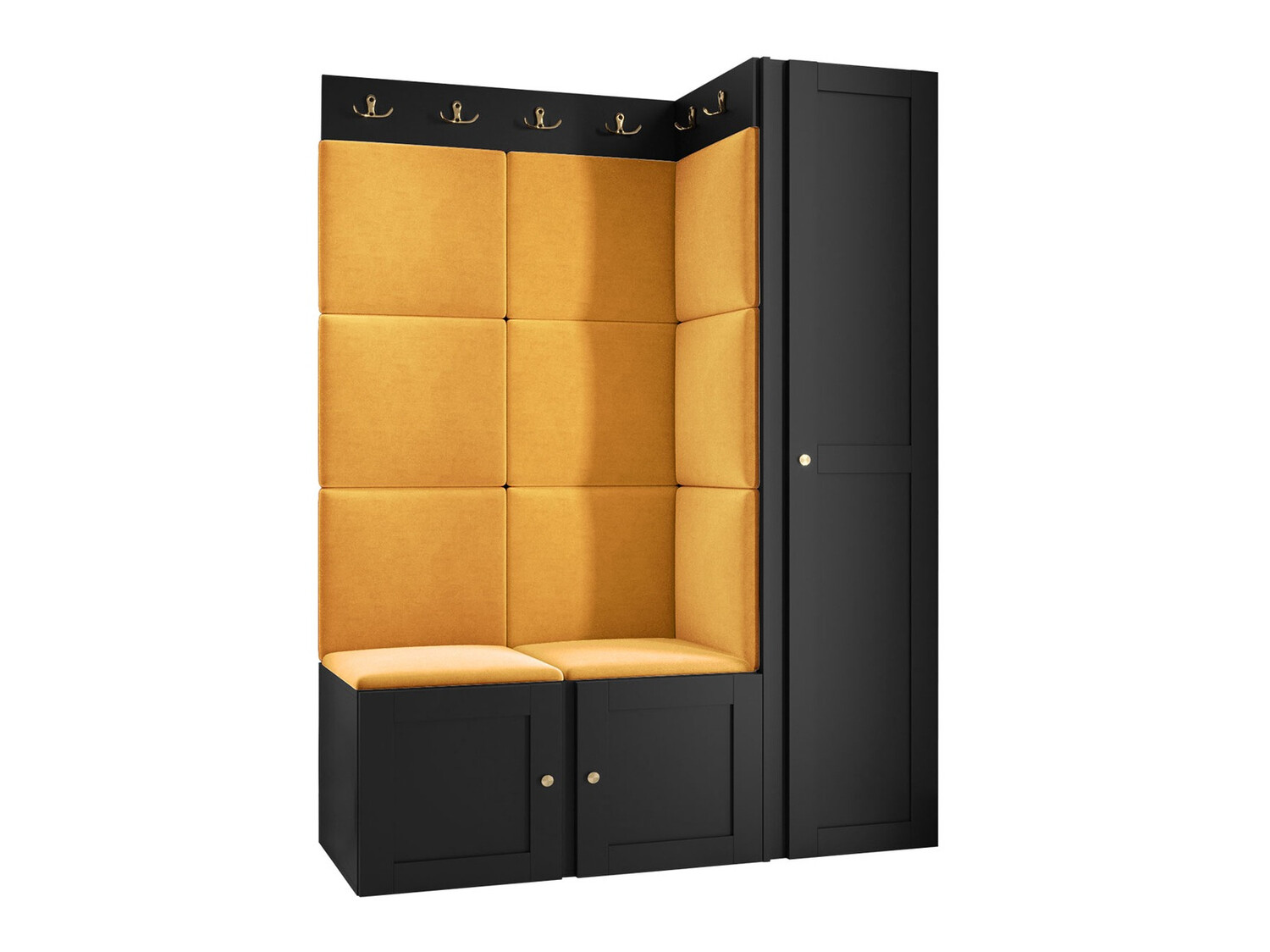 Gangmeubelset Hartford 377 (Zwart)