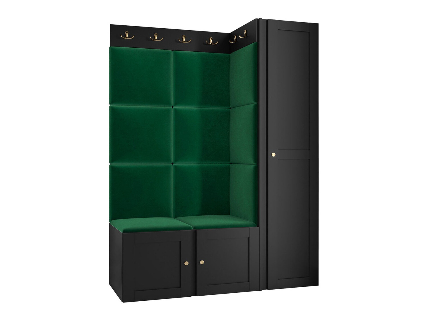 Gangmeubelset Hartford 377 (Zwart)