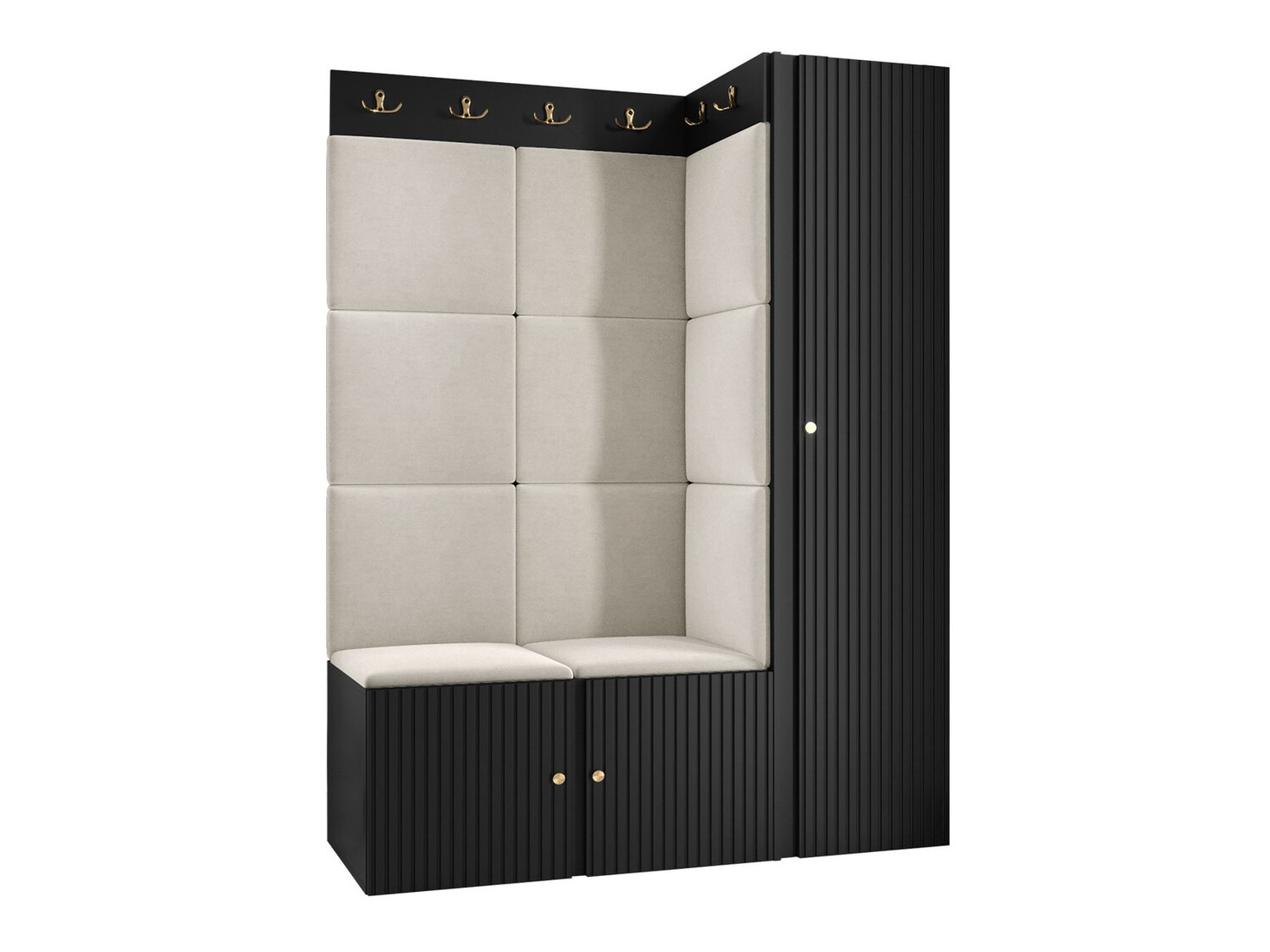 Gangmeubelset Hartford 385 (Zwart)