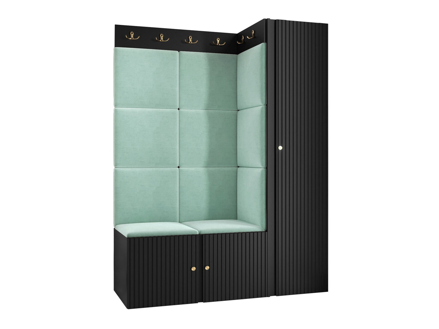 Gangmeubelset Hartford 385 (Zwart)