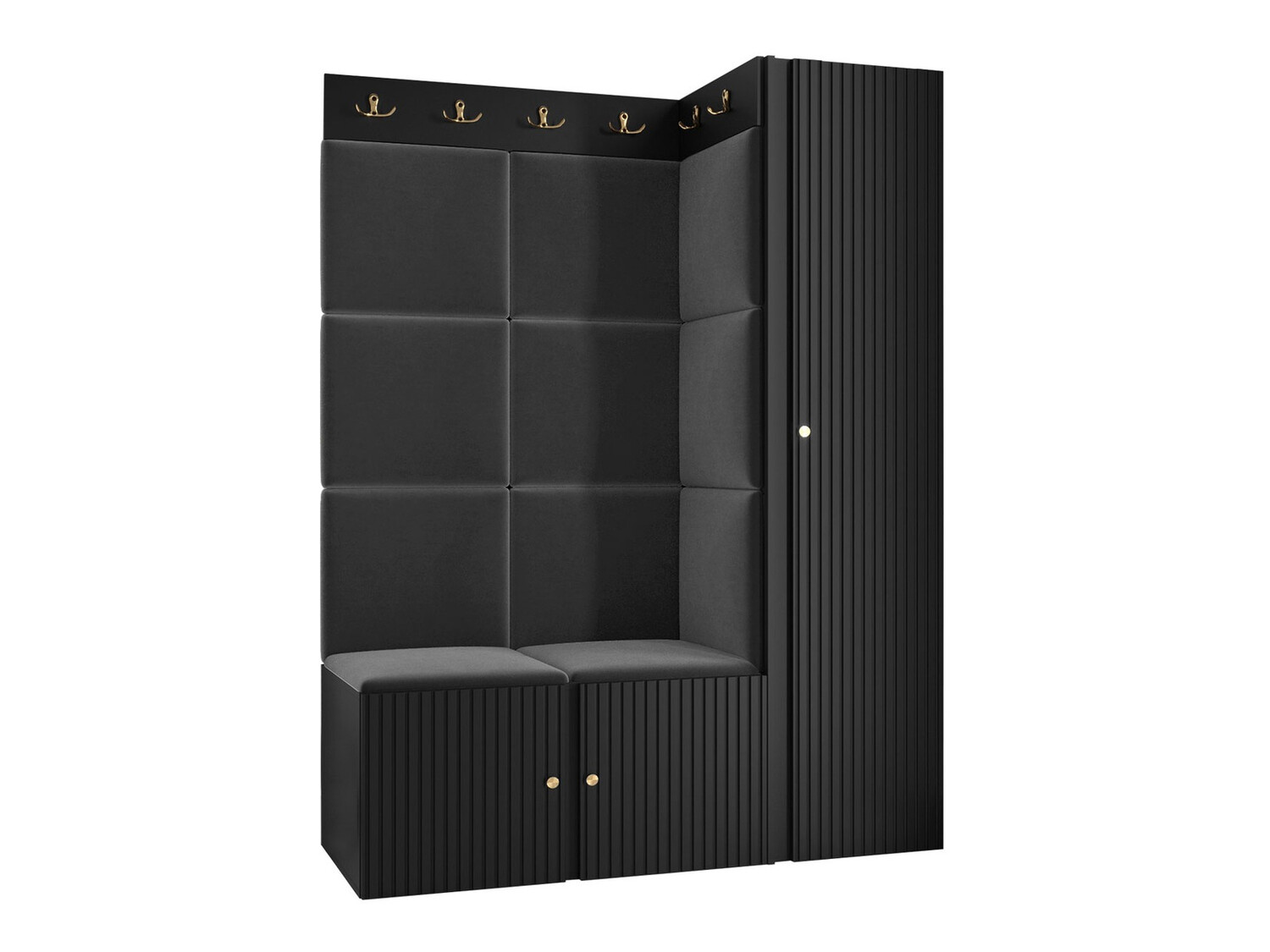 Gangmeubelset Hartford 385 (Zwart)