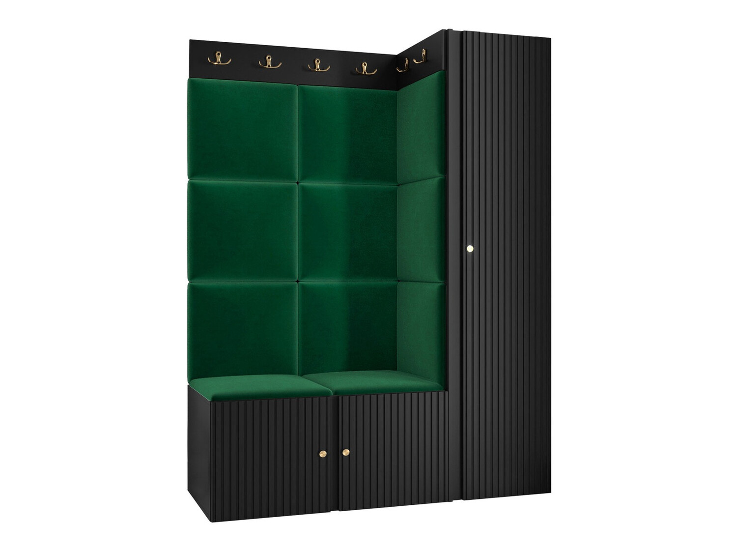 Gangmeubelset Hartford 385 (Zwart)