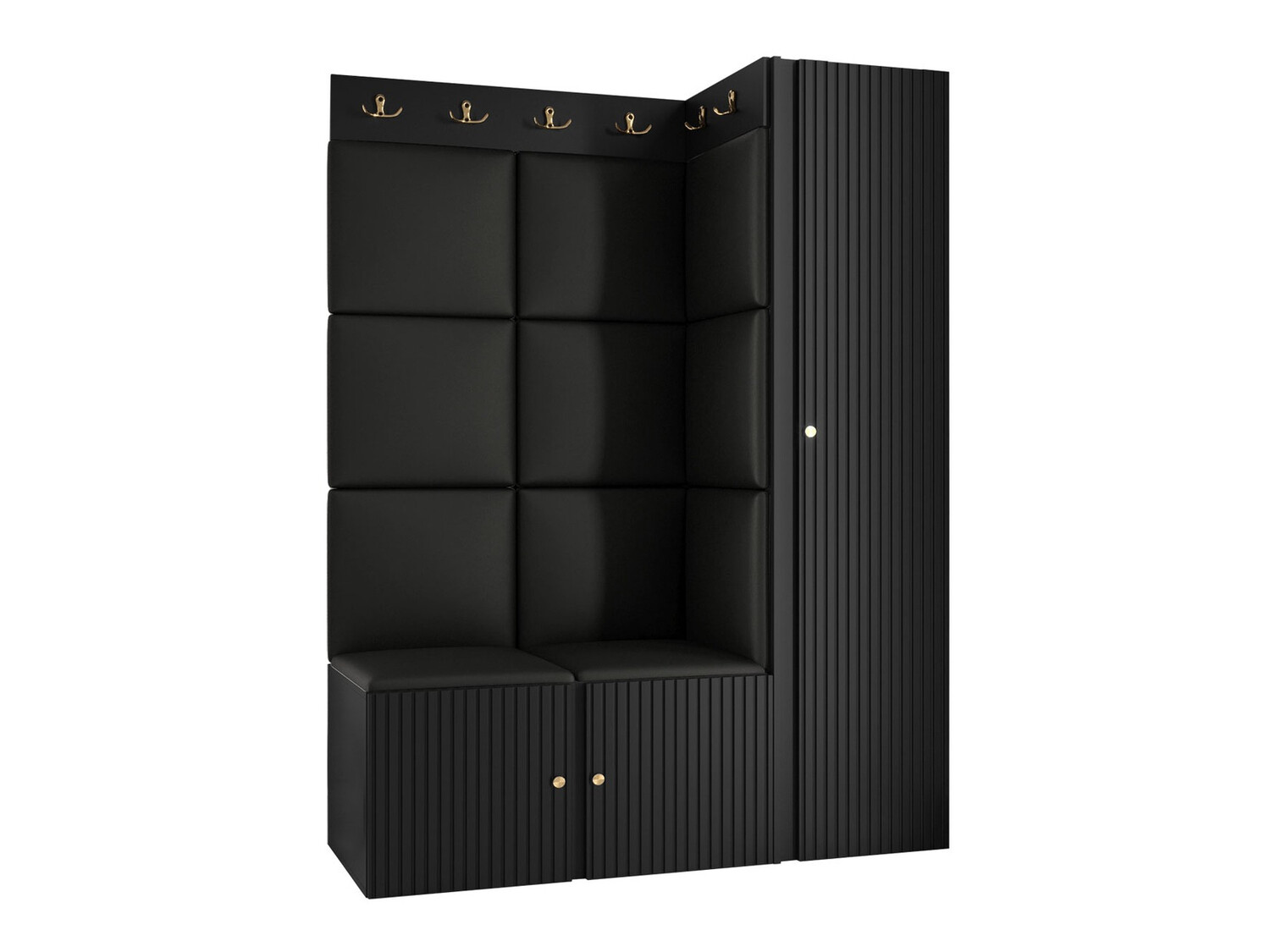 Gangmeubelset Hartford 385 (Zwart)