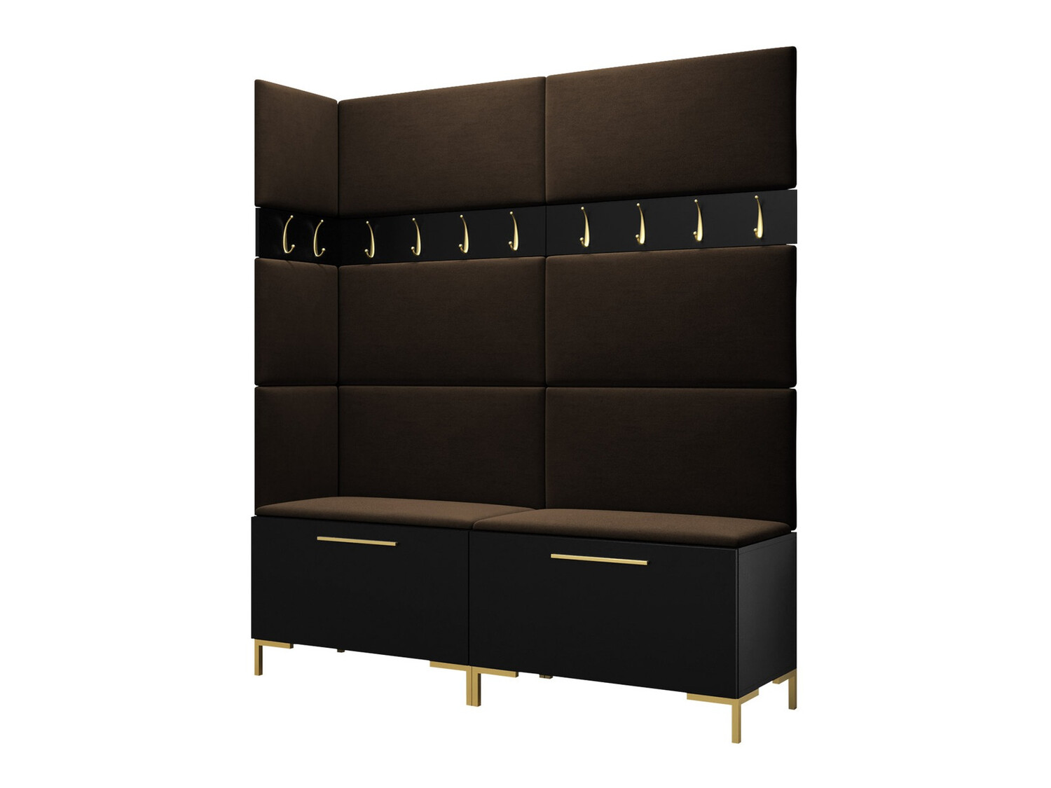 Gangmeubelset Tivsoa 104 (Zwart)