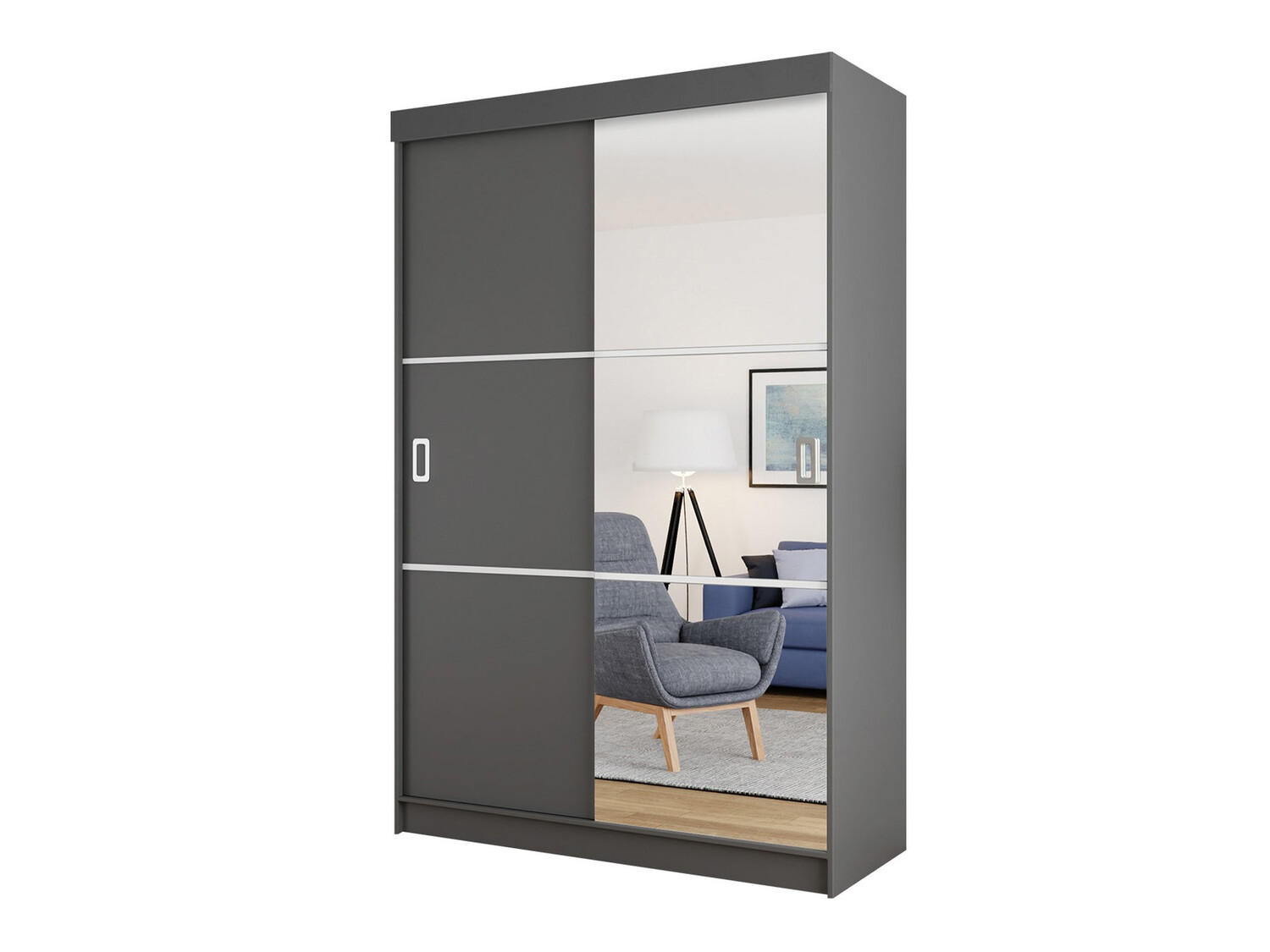 Kledingkast Dover 111 (Grafiet)