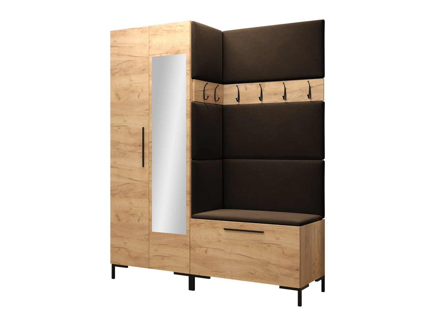 Gangmeubelset Tivsoa 107 (Craft eiken)