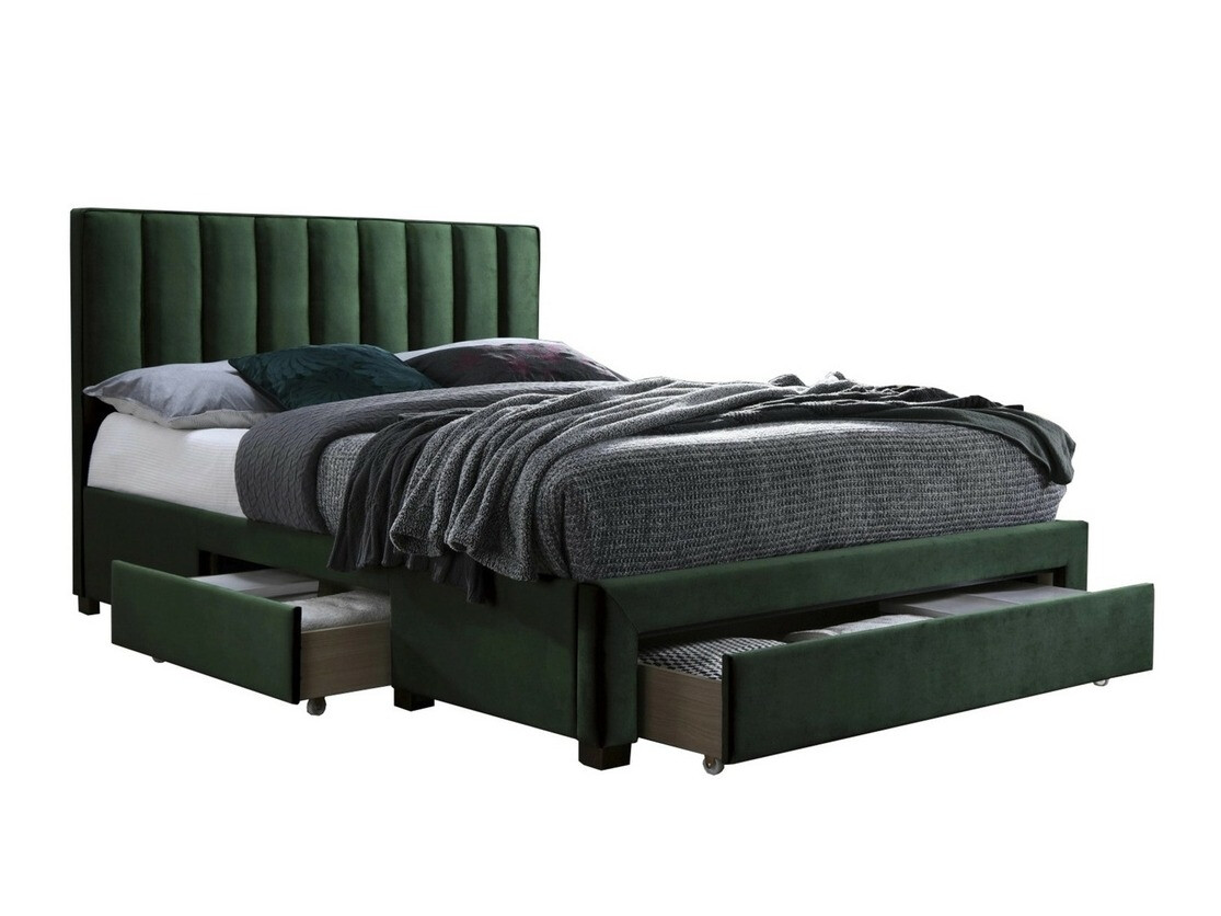 Bed Houston Fides (Donkergroen)