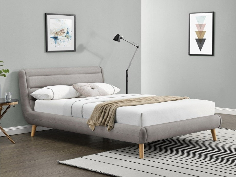 Bed Houston 588 (Lichtgrijs)