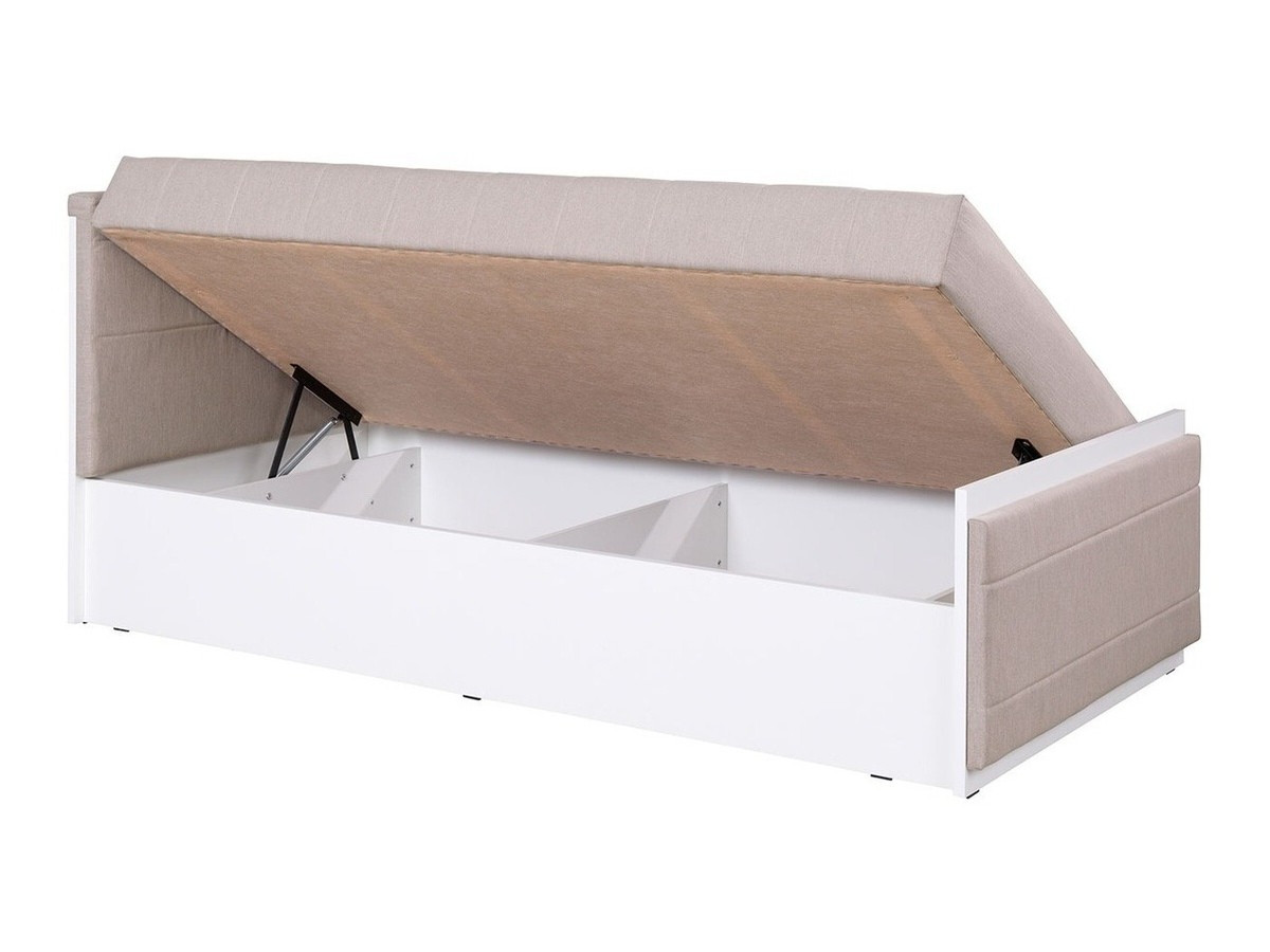 Bed Providence H107 (Wit + Gouden eik + Avellinee 101)