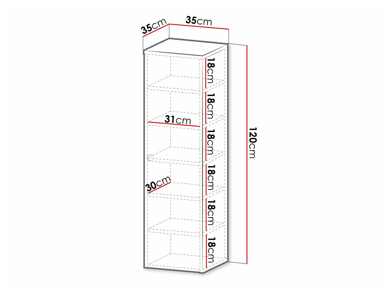 Wand badkamermeubel Violitas (Wit)