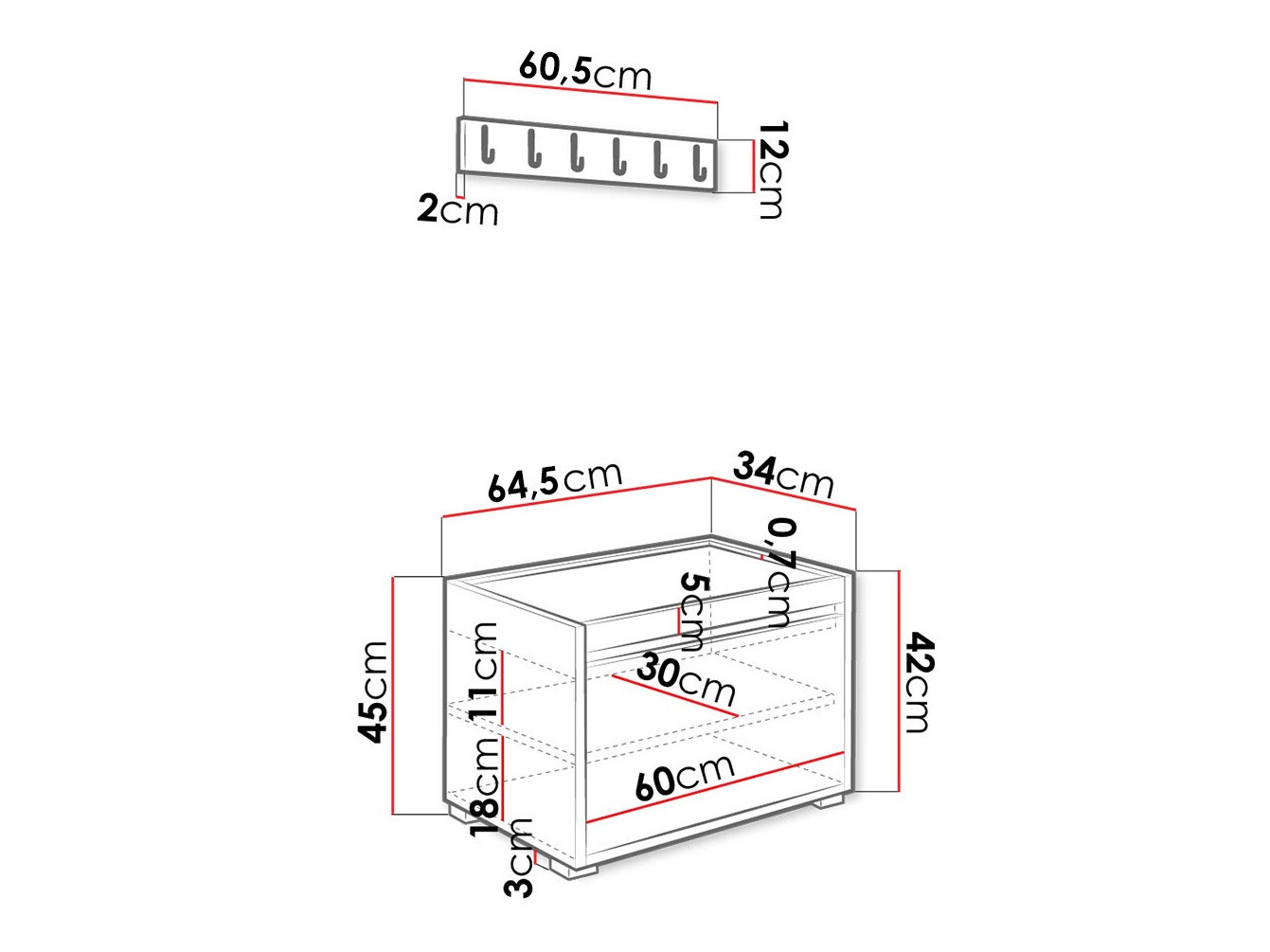 Gangmeubelset Comfivo 399 (Wit + Manila 04)
