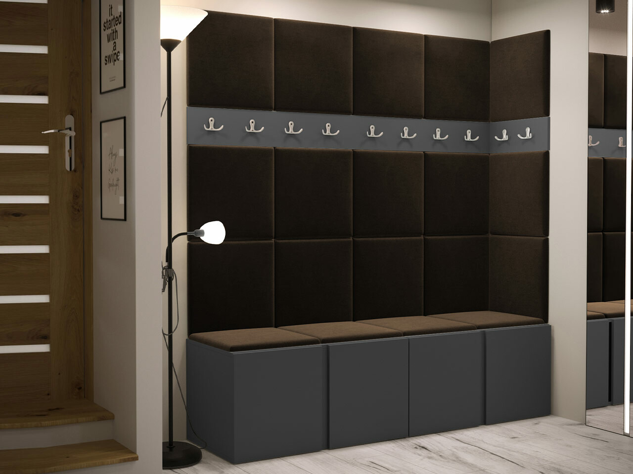 Gangmeubelset Hartford 265 (Grafiet)