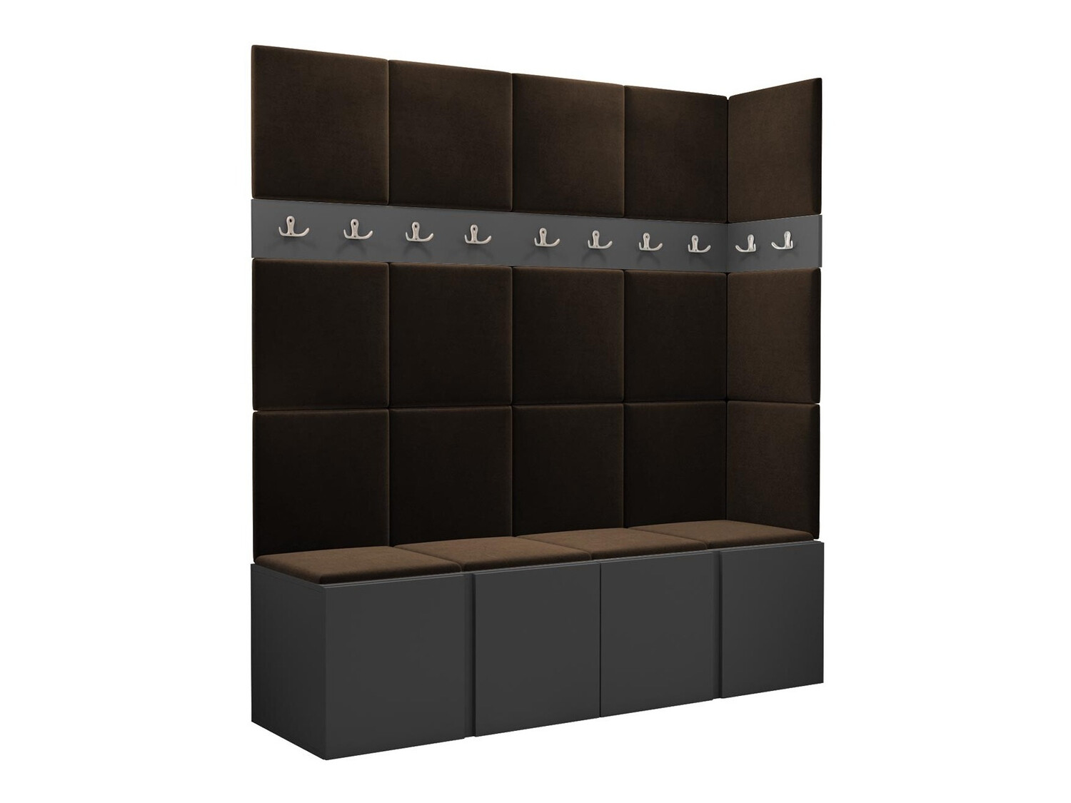 Gangmeubelset Hartford 265 (Grafiet)