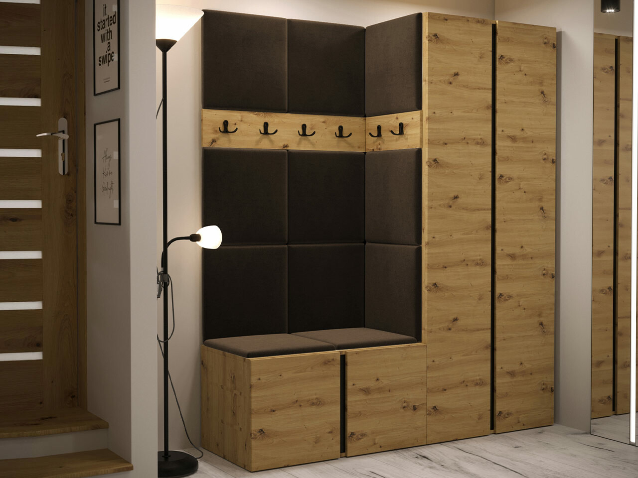 Gangmeubelset Hartford 266 (Artisan eiken)