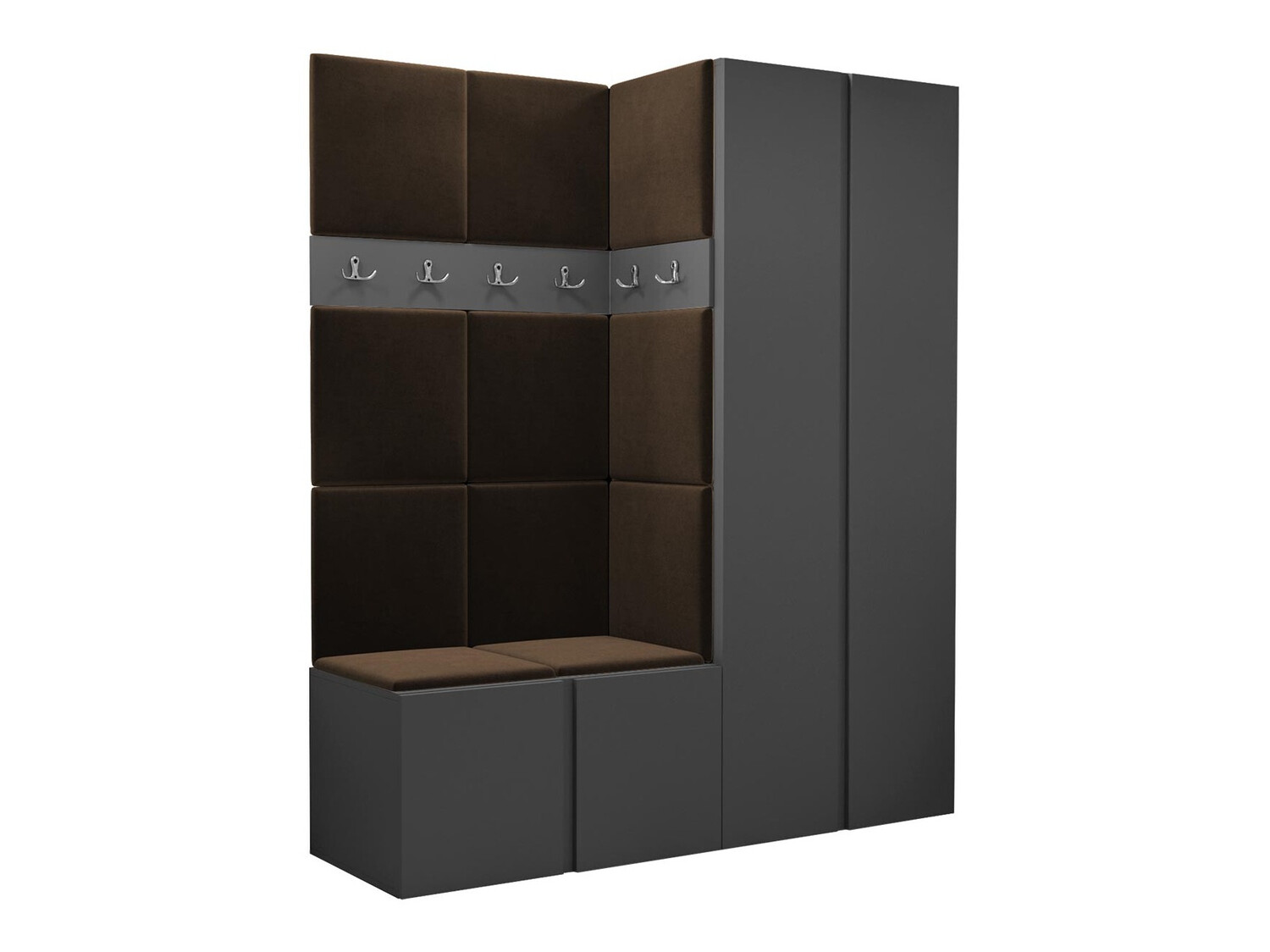 Gangmeubelset Hartford 266 (Grafiet)