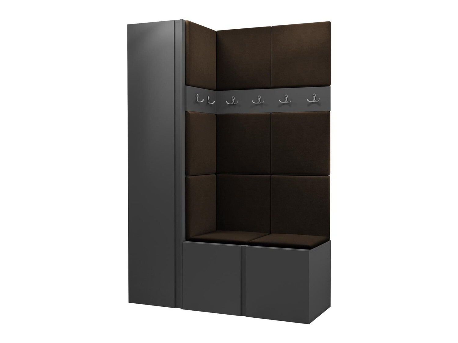 Gangmeubelset Pinis IX (Grafiet)