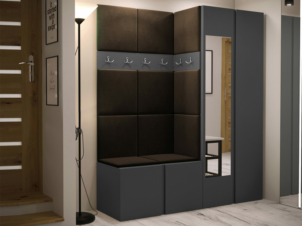 Gangmeubelset Hartford 278 (Grafiet)