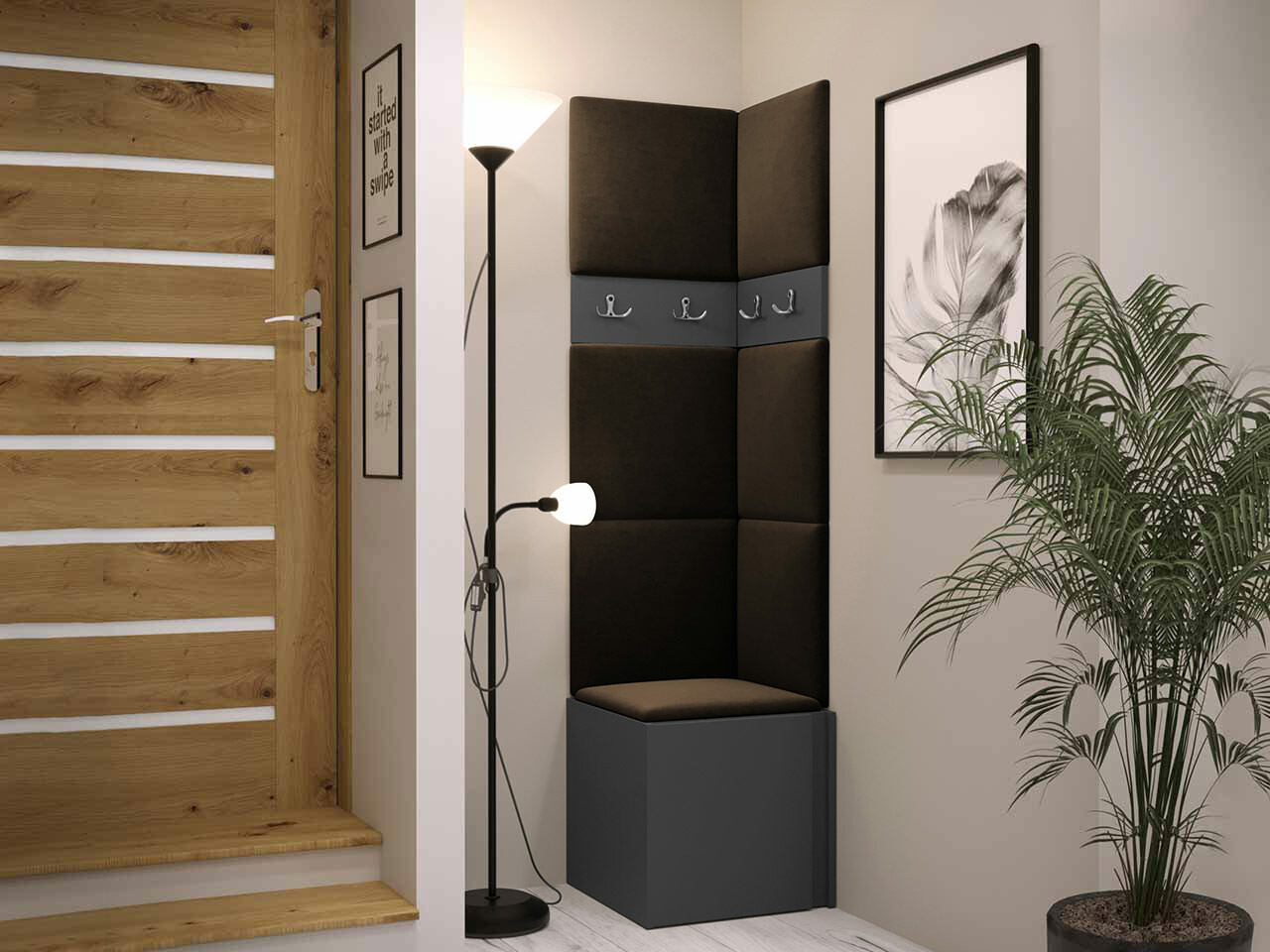 Gangmeubelset Hartford 347 (Grafiet)