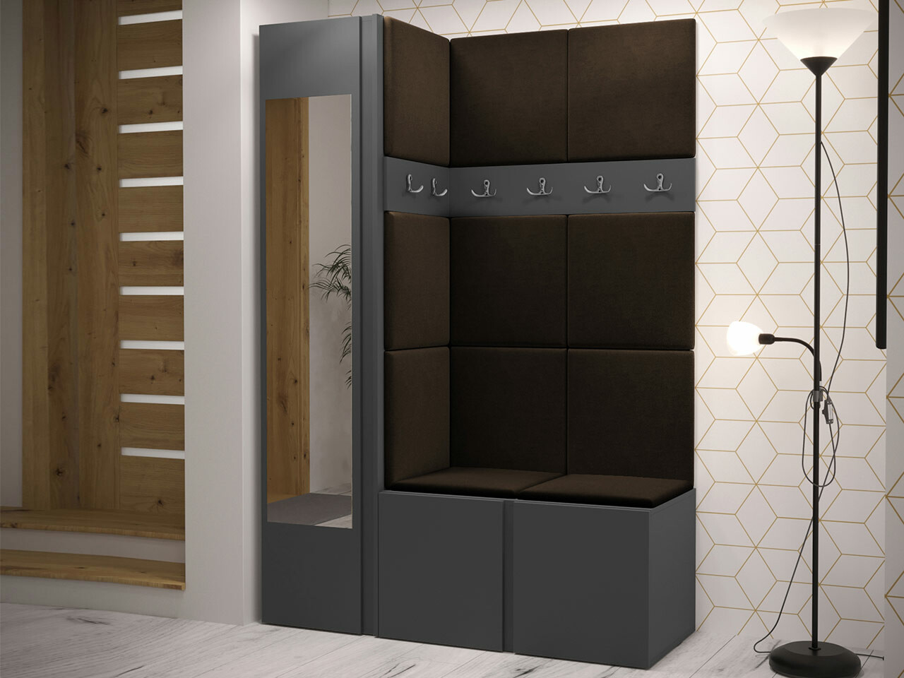 Gangmeubelset Hartford 277 (Grafiet)