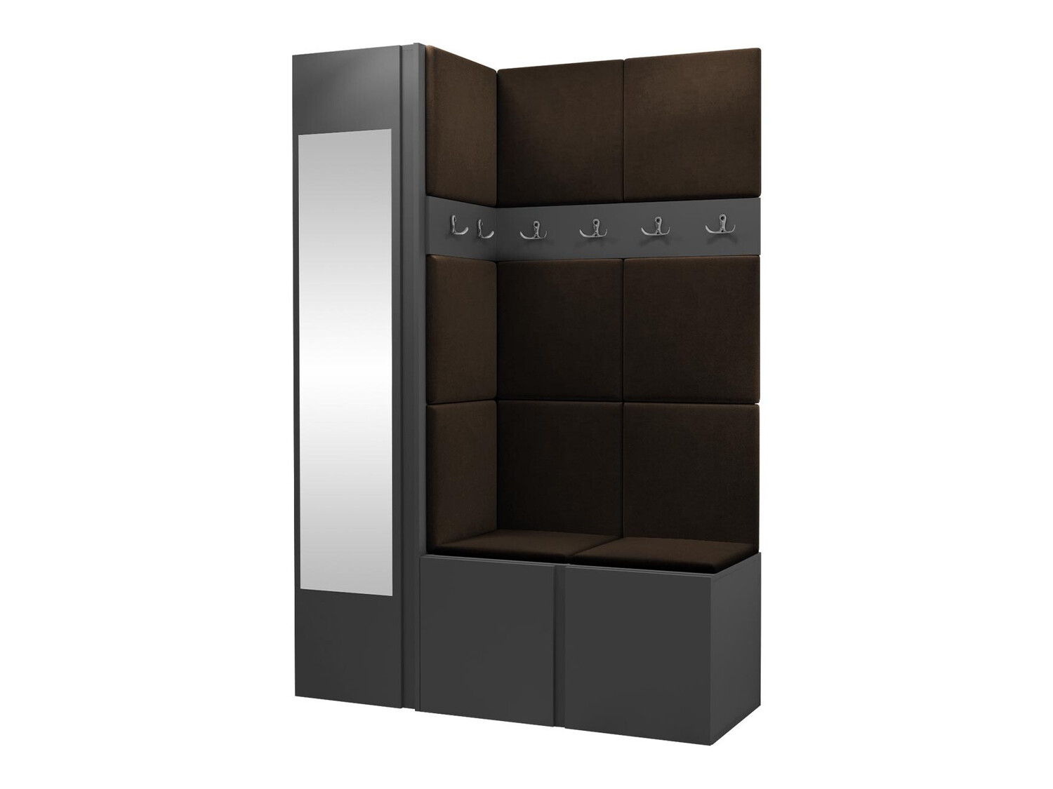 Gangmeubelset Hartford 277 (Grafiet)