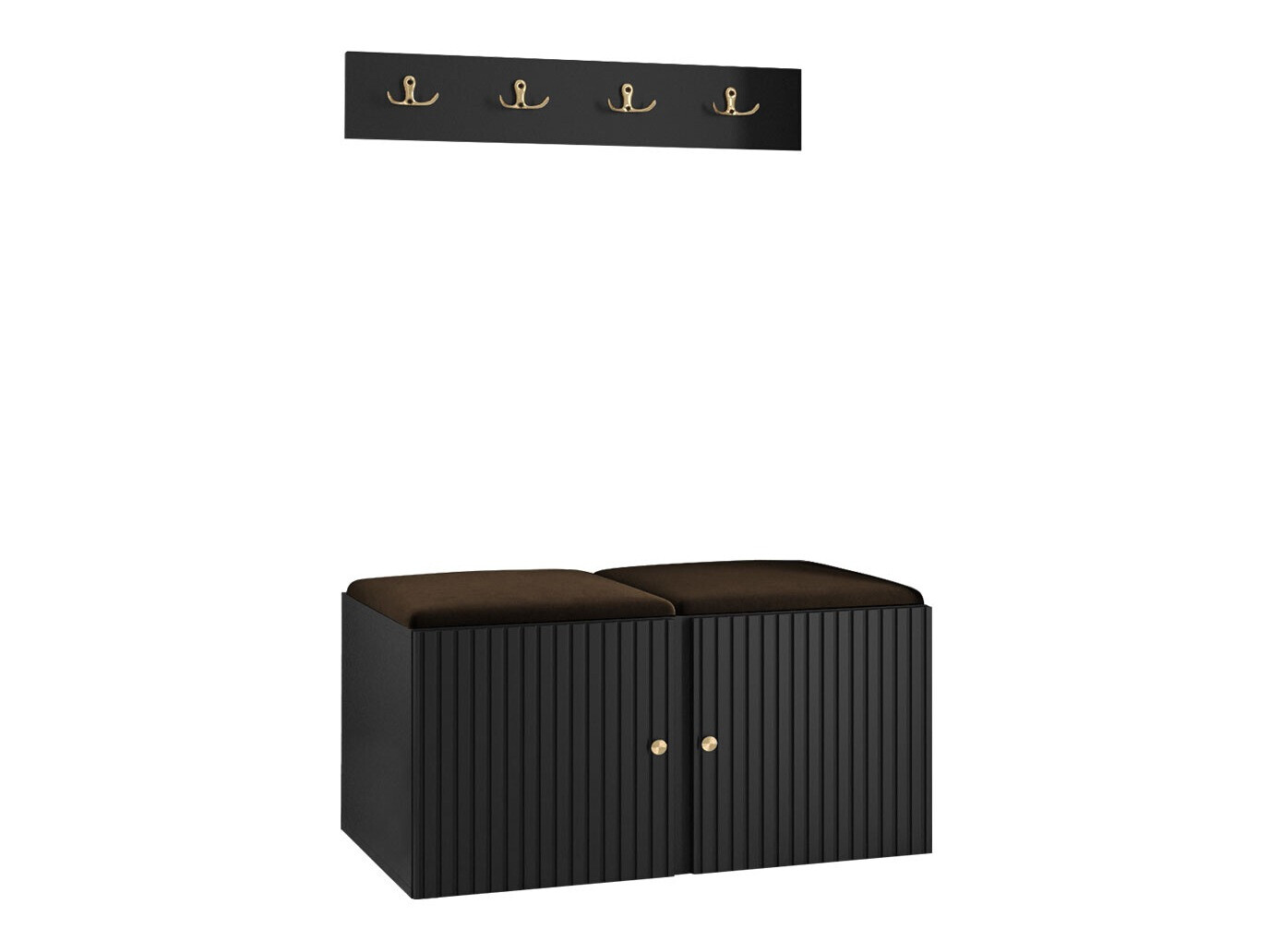 Gangmeubelset Hartford 384 (Zwart)