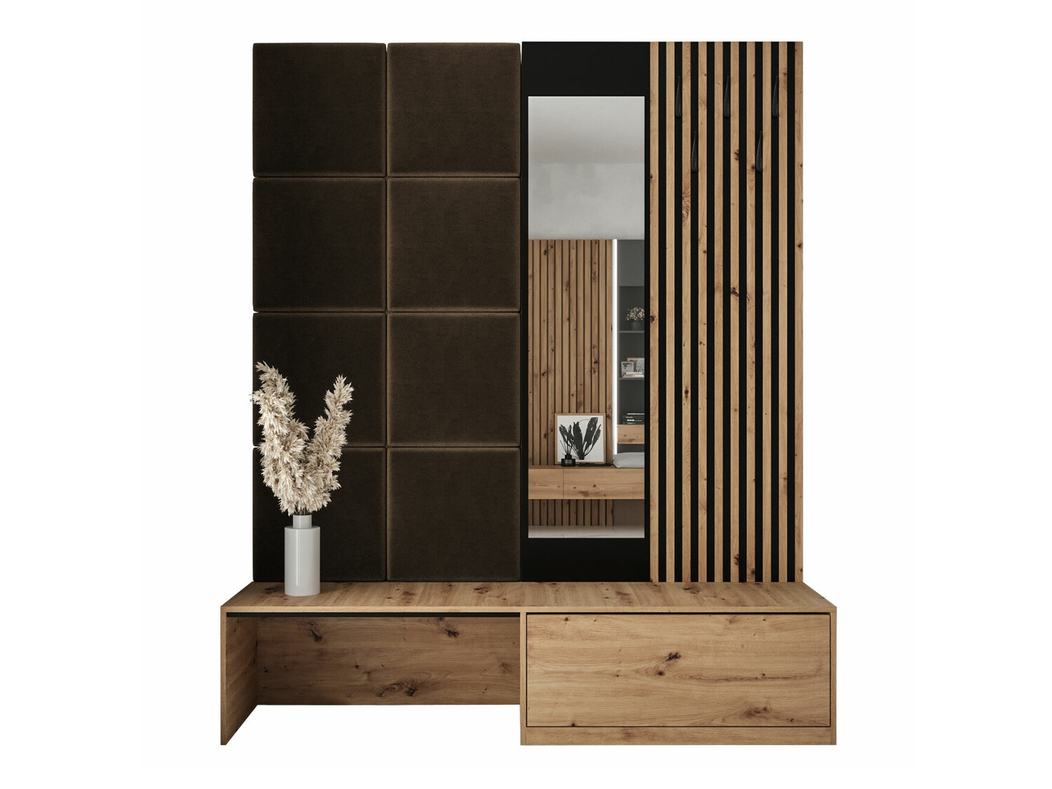 Gangmeubelset Fabor (Artisan eiken + Manila 04)