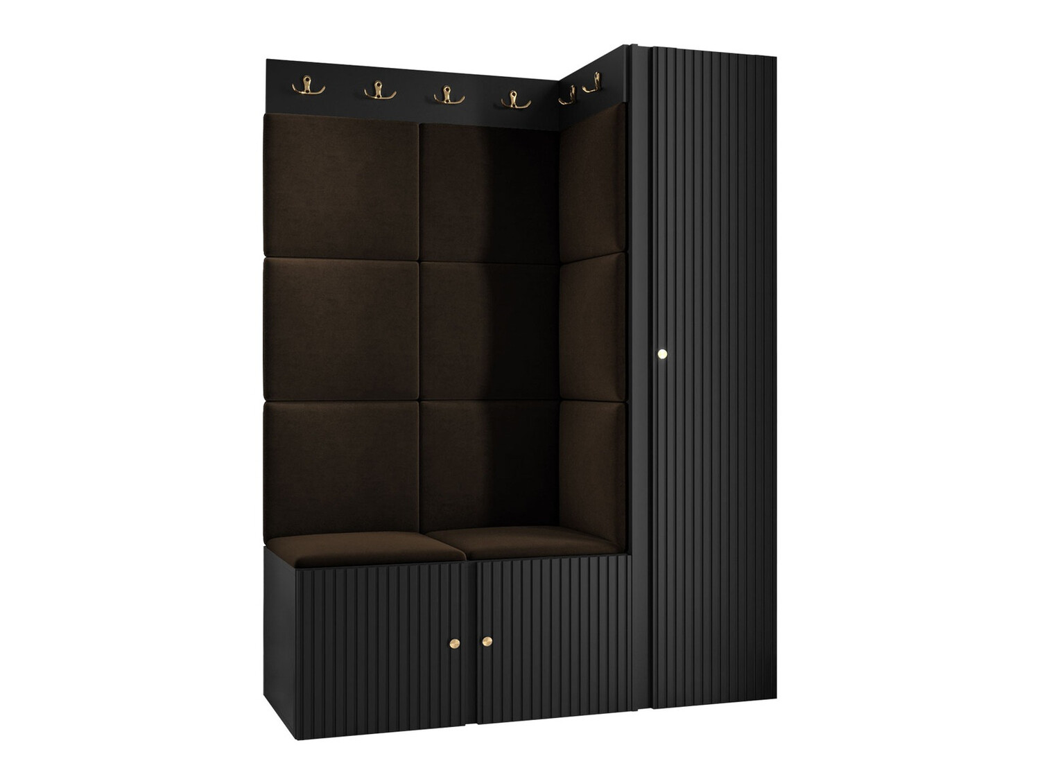 Gangmeubelset Hartford 385 (Zwart)