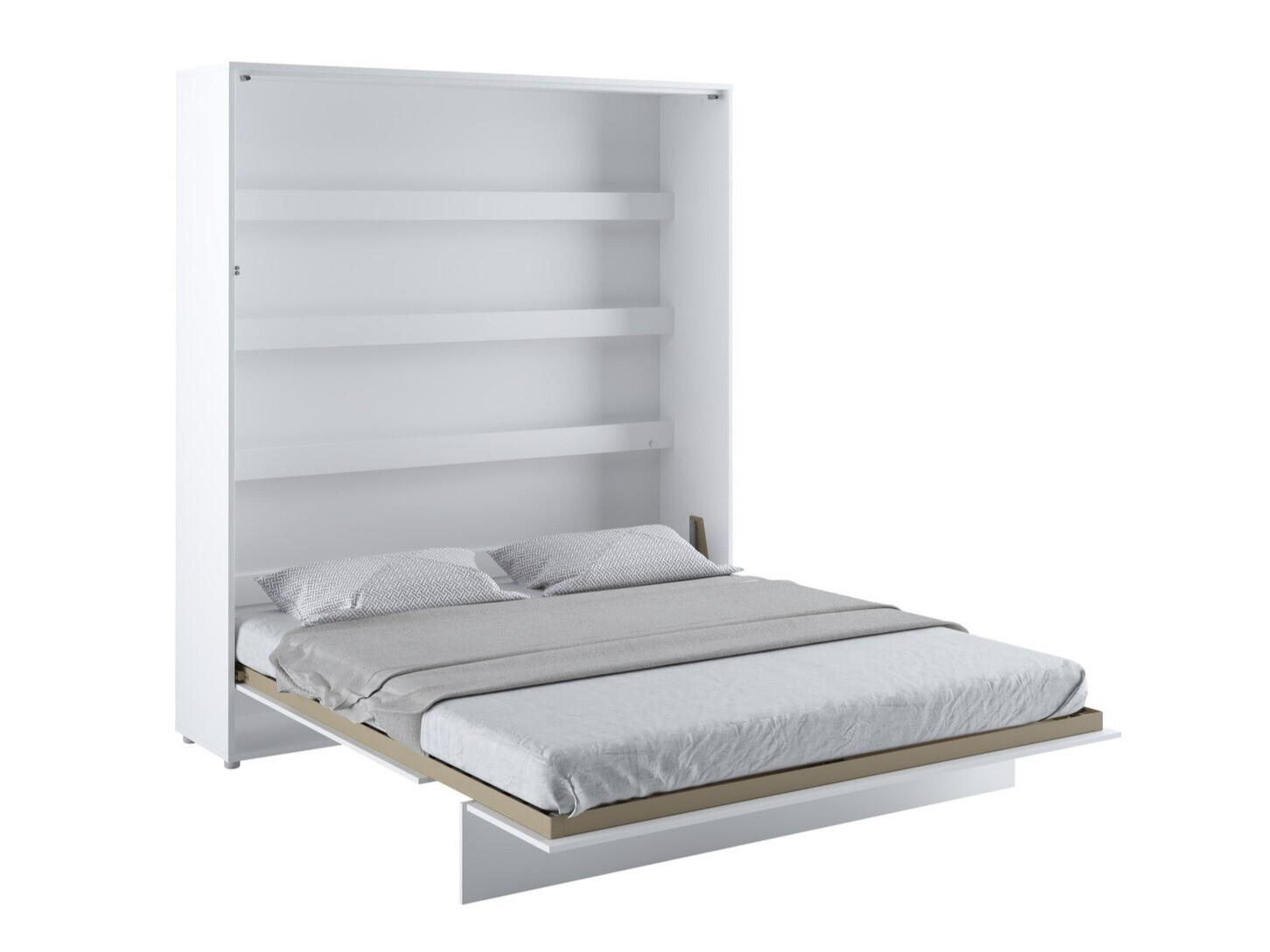 Muurbed Concept Pro Lenart (Wit + Glanzend wit)