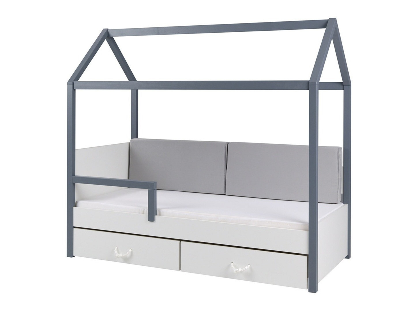 Bed Henderson 132 (Grafiet + Wit)