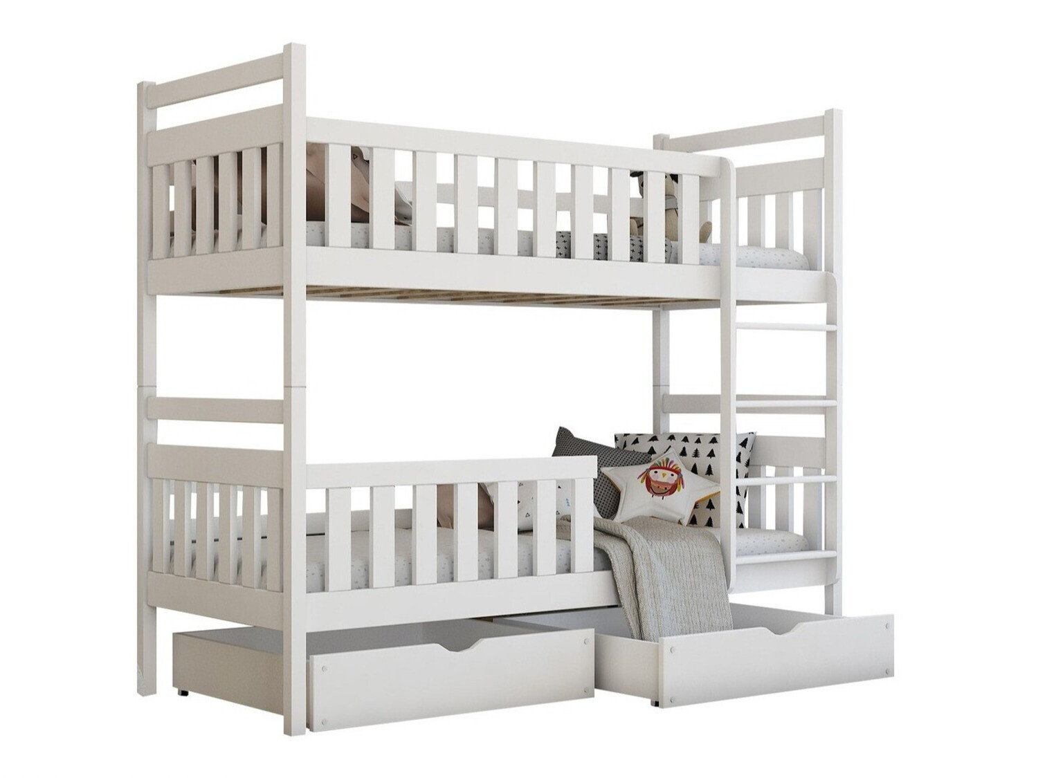 Stapelbed Vista 100 (Wit)