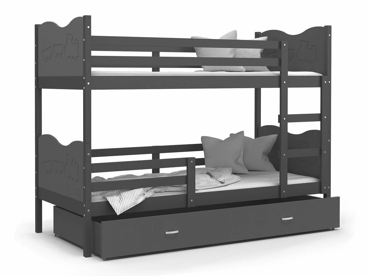 Stapelbed Aurora 110 (Grijs)