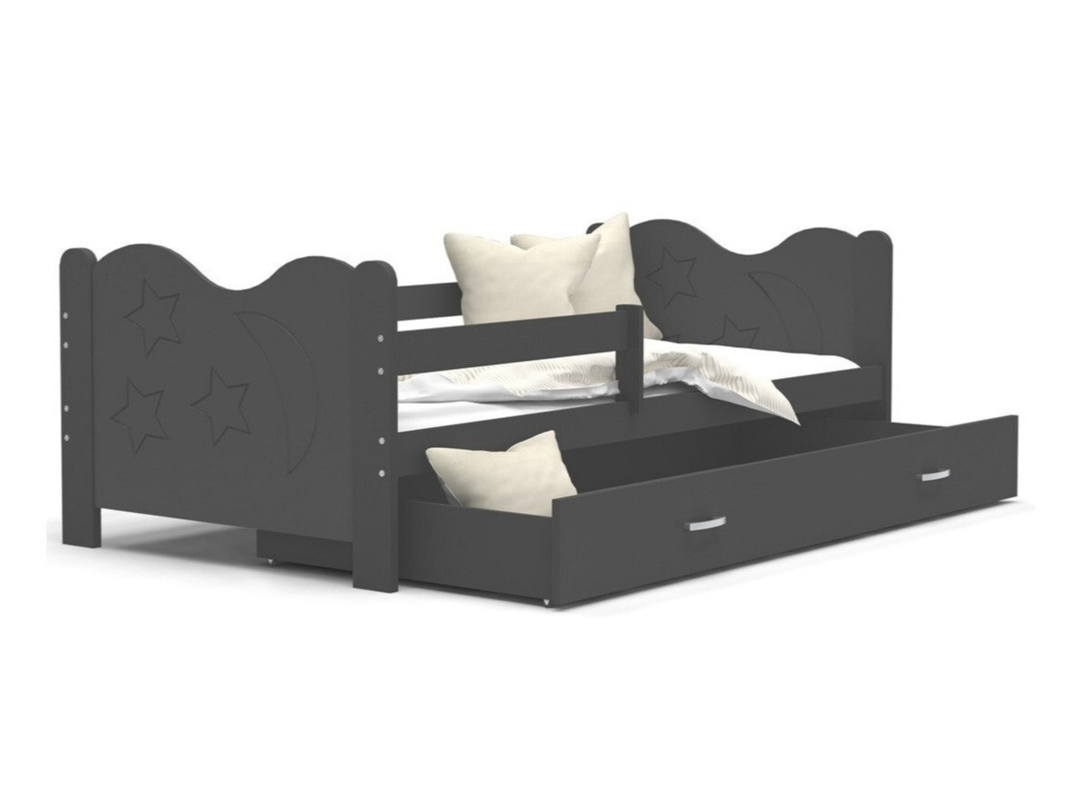 Bed Aurora 124 (Grijs)