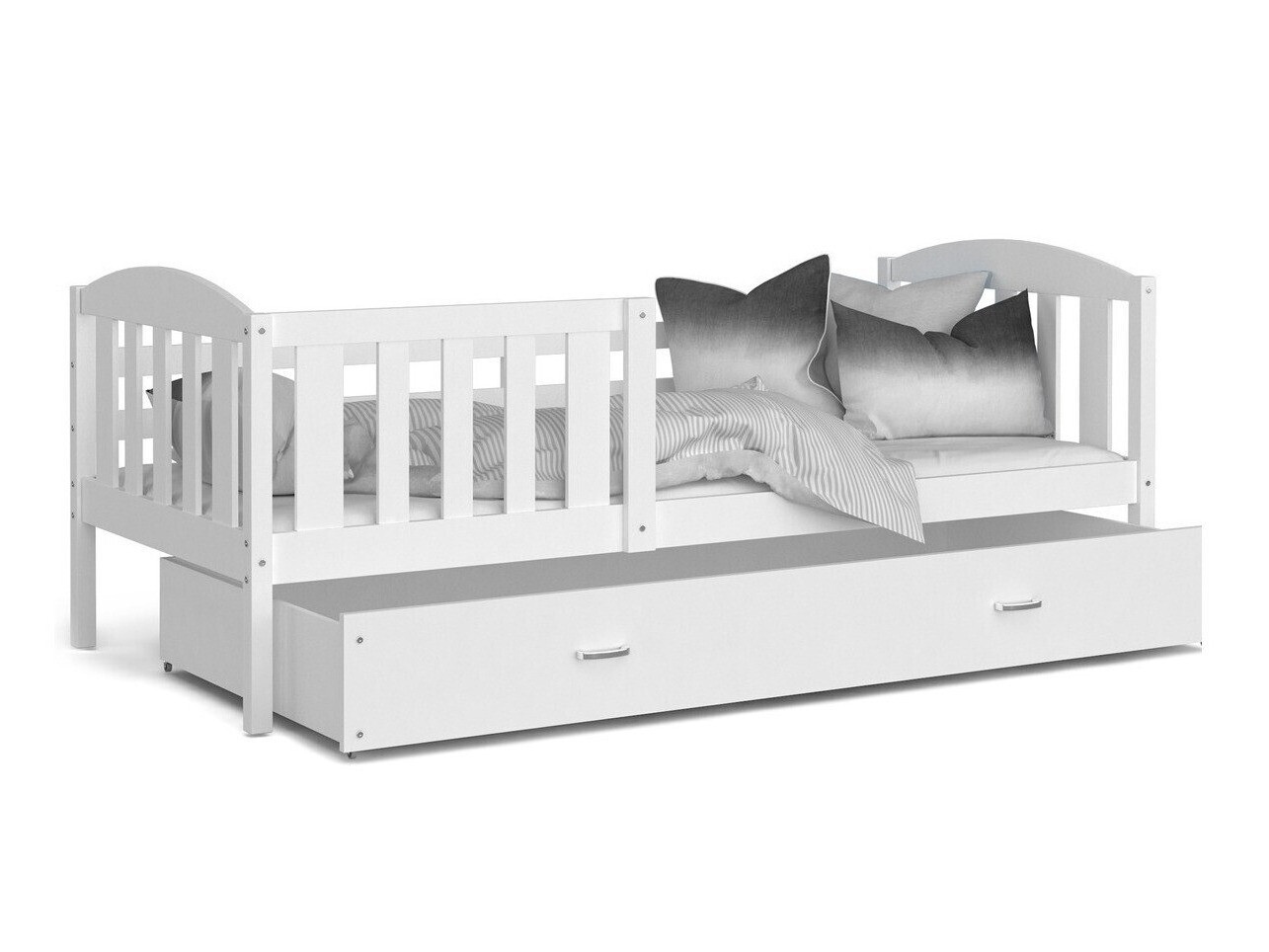 Bed Aurora 126 (Wit)