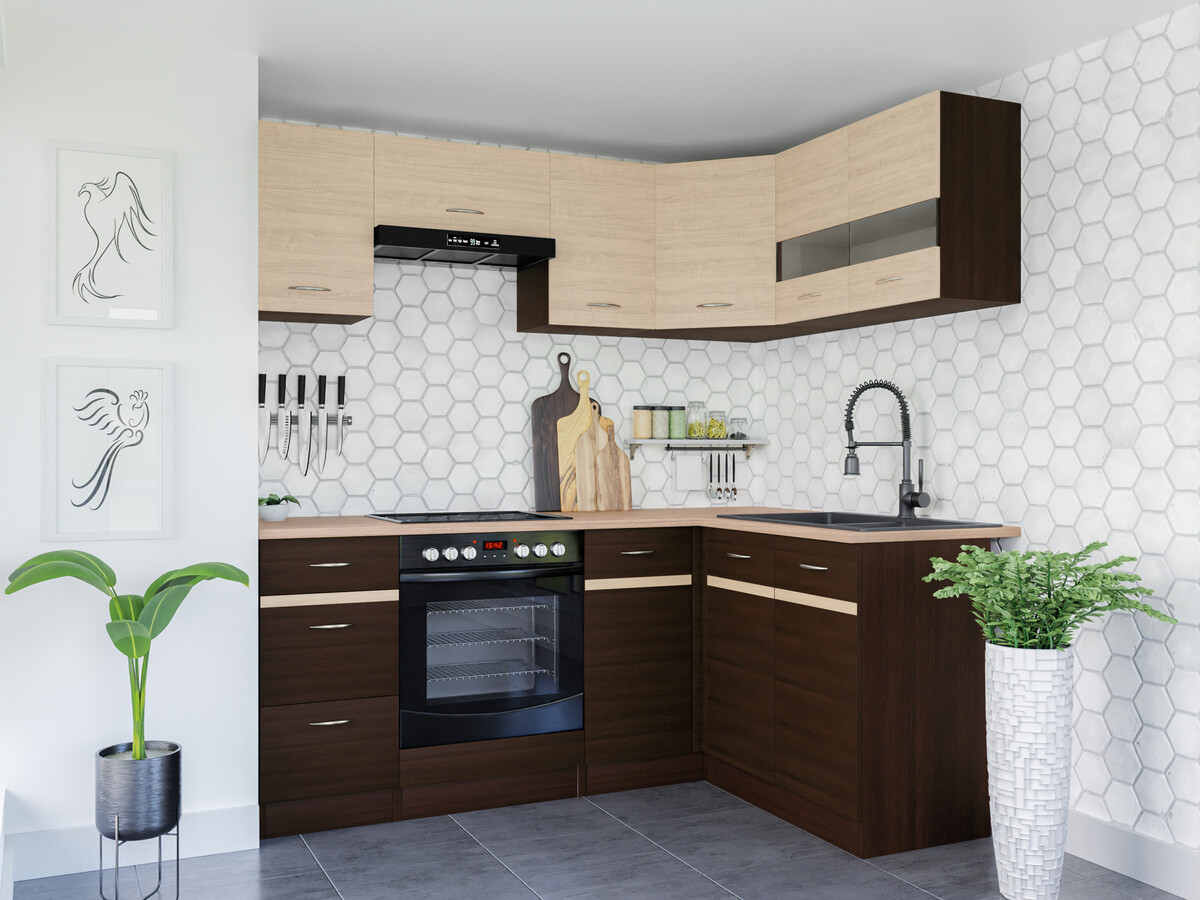 Modulaire keukenset Eli Dark 115