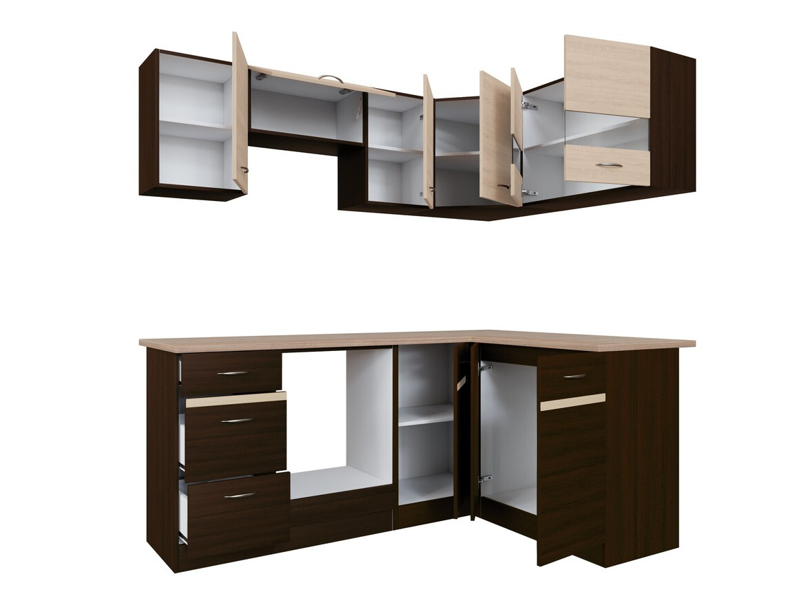 Modulaire keukenset Eli Dark 115