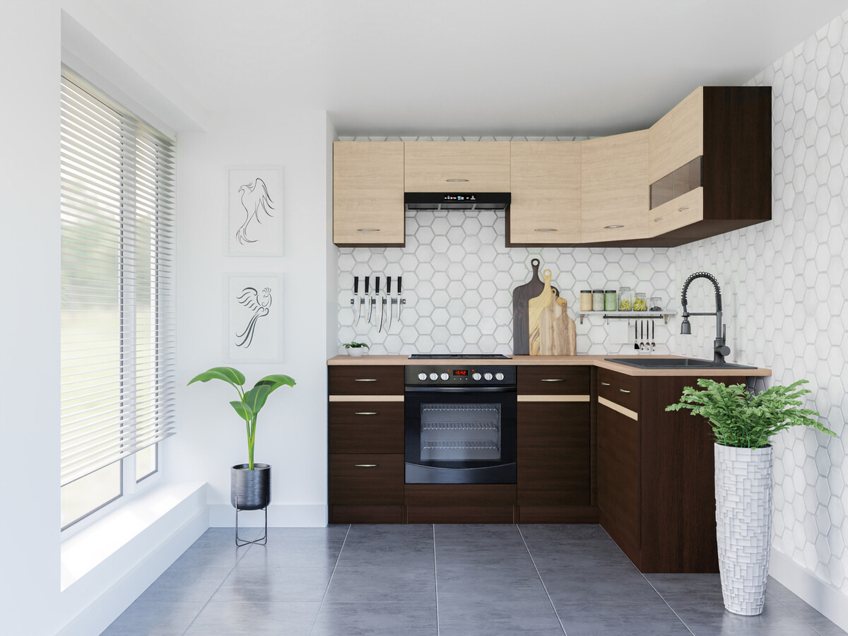 Modulaire keukenset Eli Dark 115