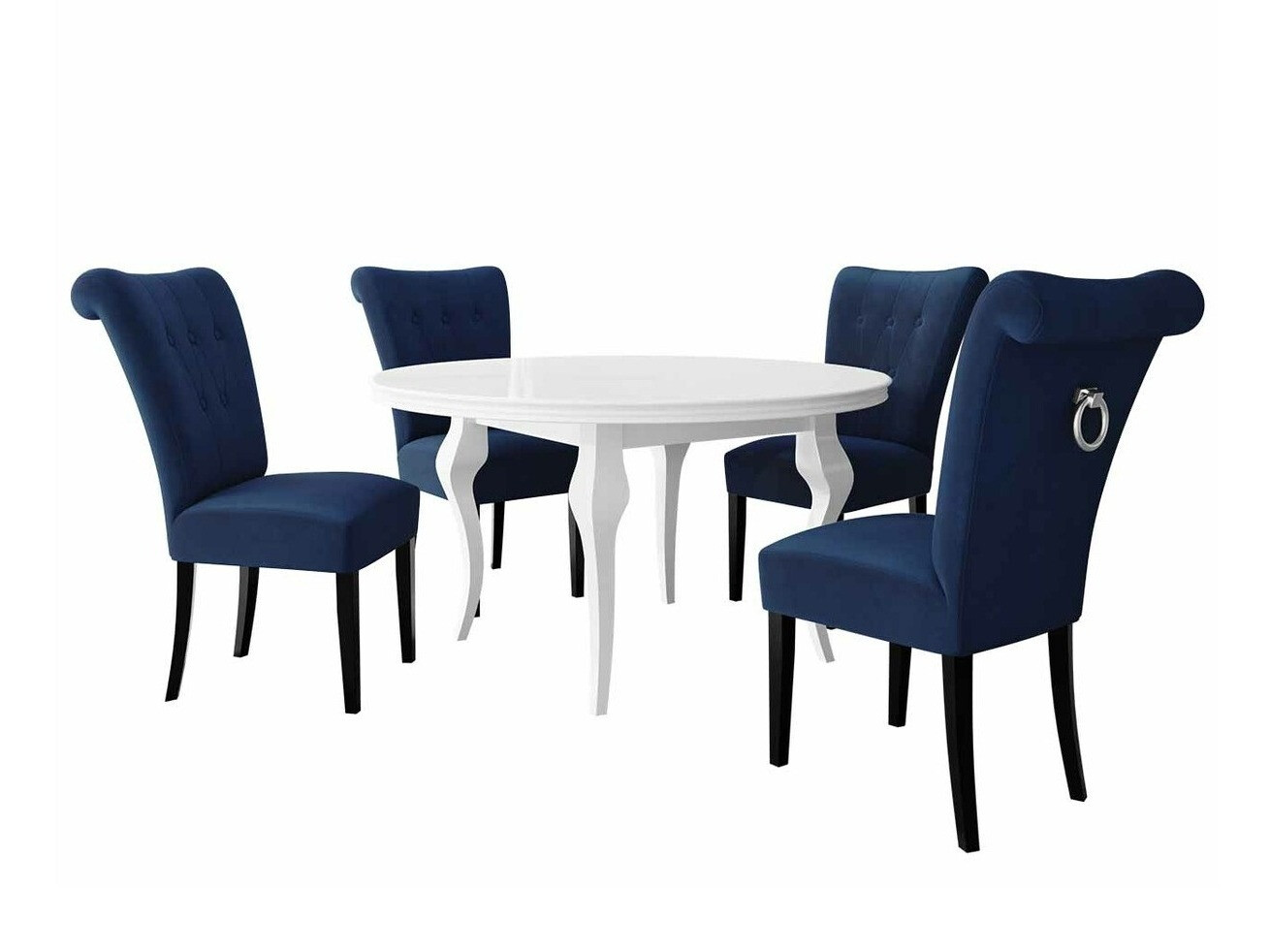 Eetkamerset Racine 143 (Zilver)