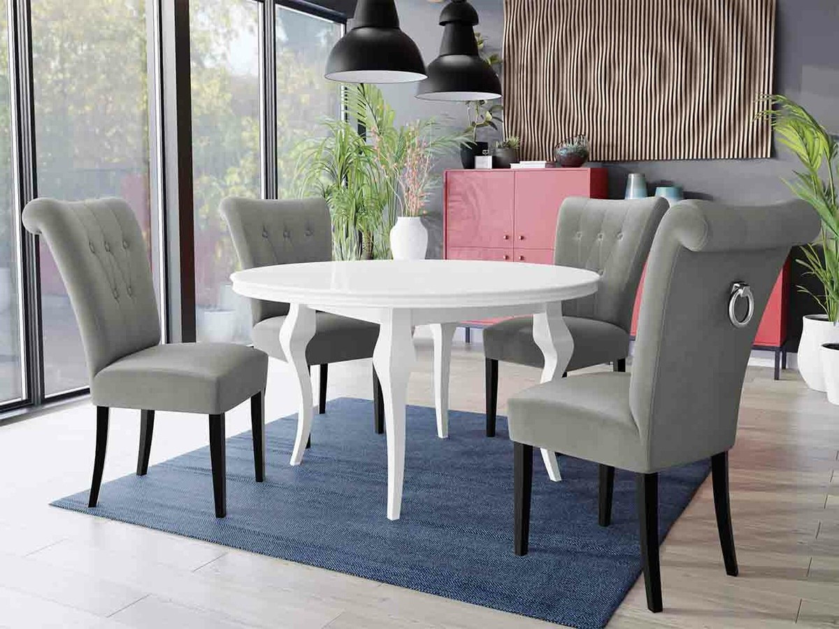 Eetkamerset Racine 143 (Zilver)