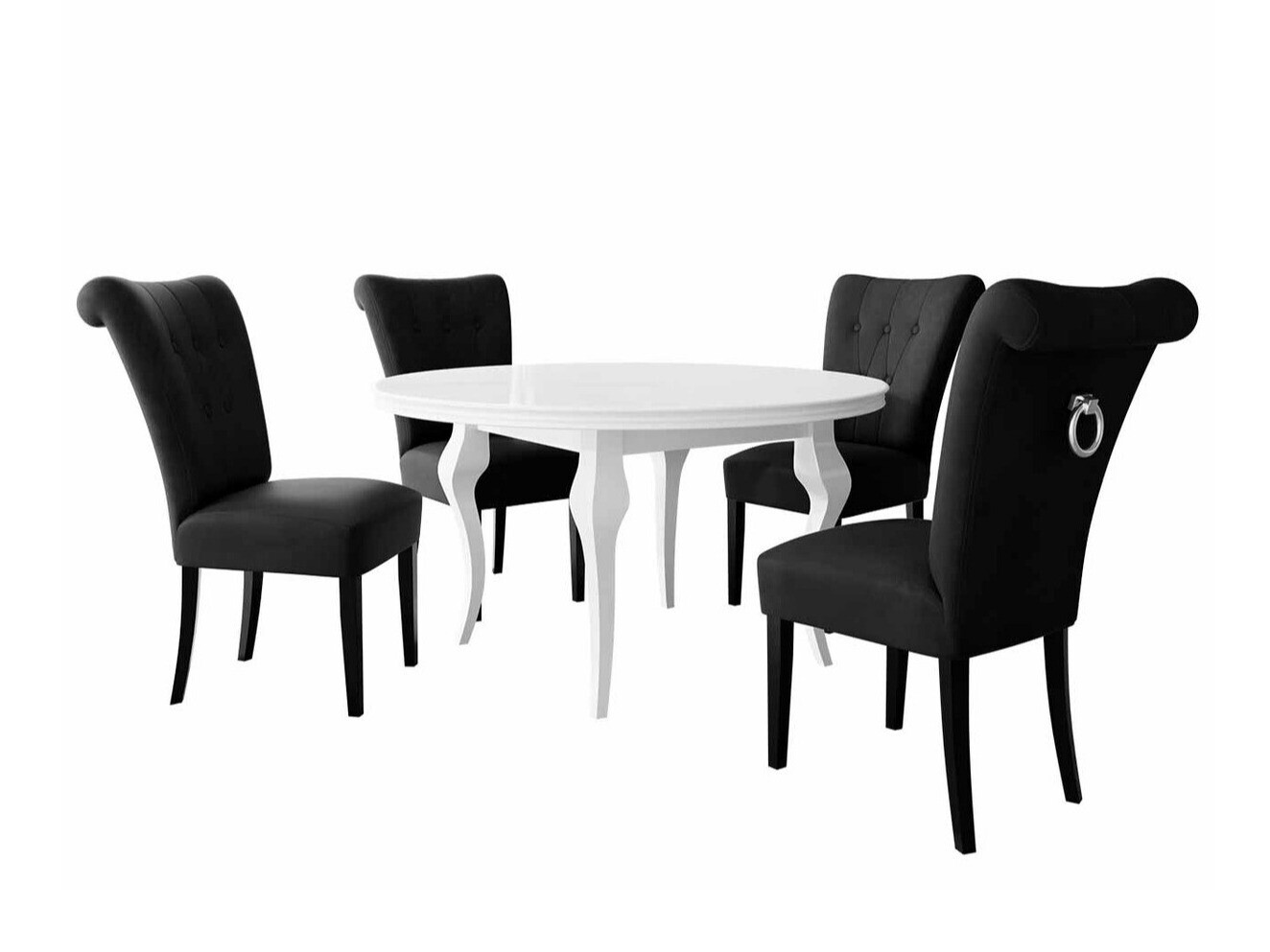 Eetkamerset Racine 143 (Zilver)