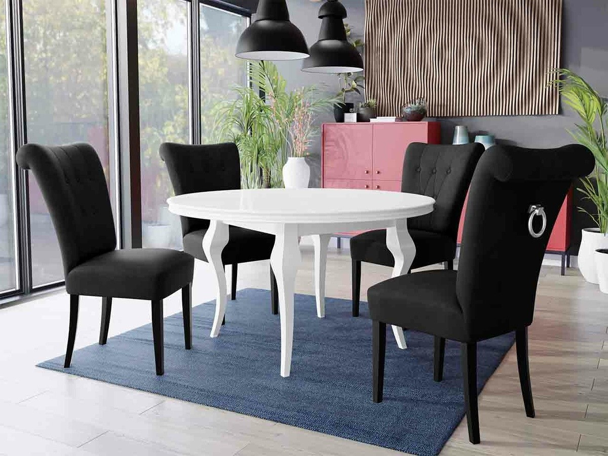 Eetkamerset Racine 143 (Zilver)