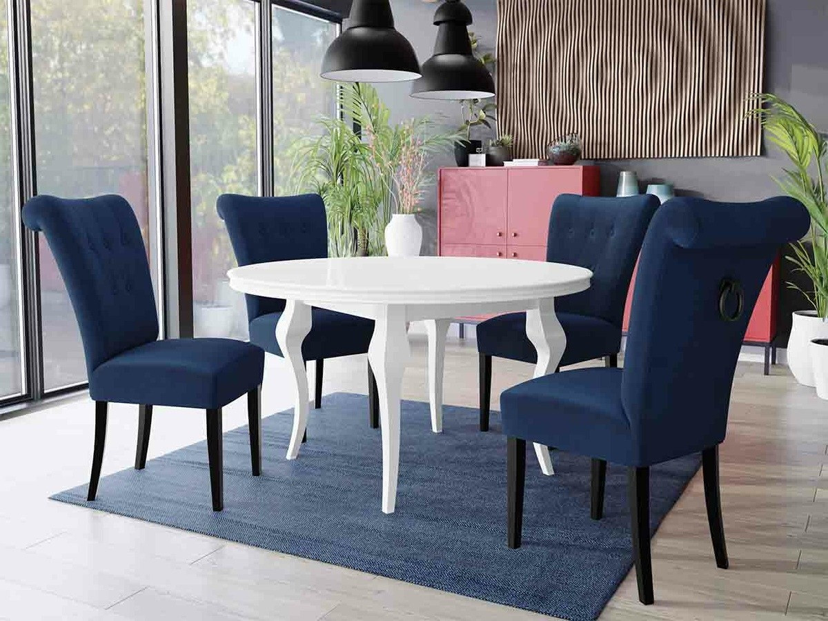 Eetkamerset Racine 143 (Zwart)