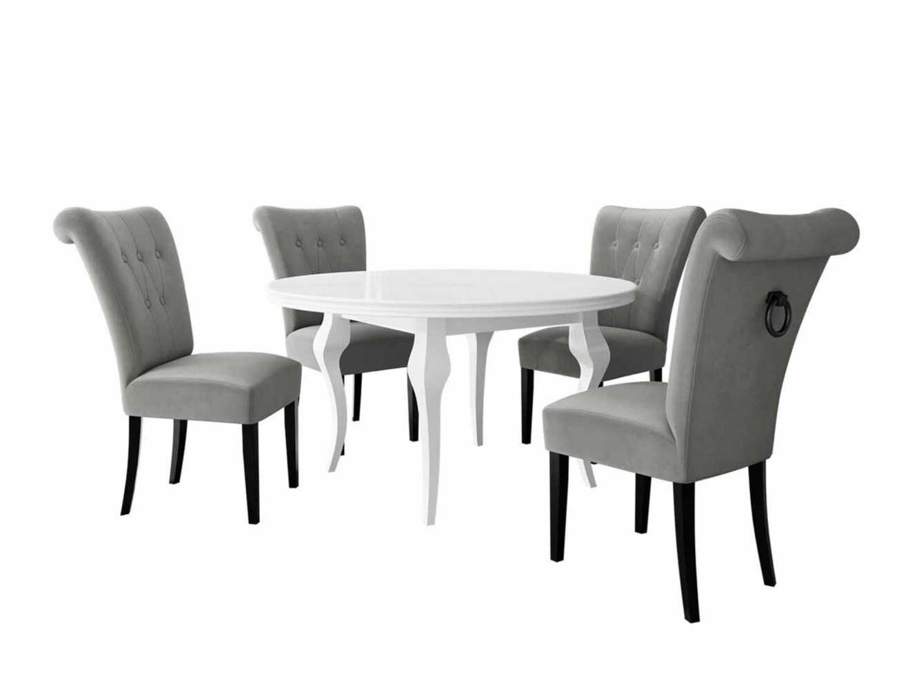 Eetkamerset Racine 143 (Zwart)