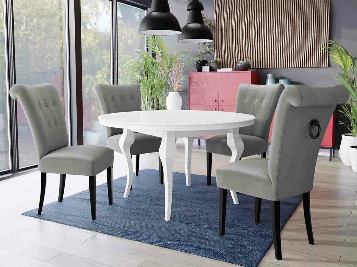 Eetkamerset Racine 143 (Zwart)