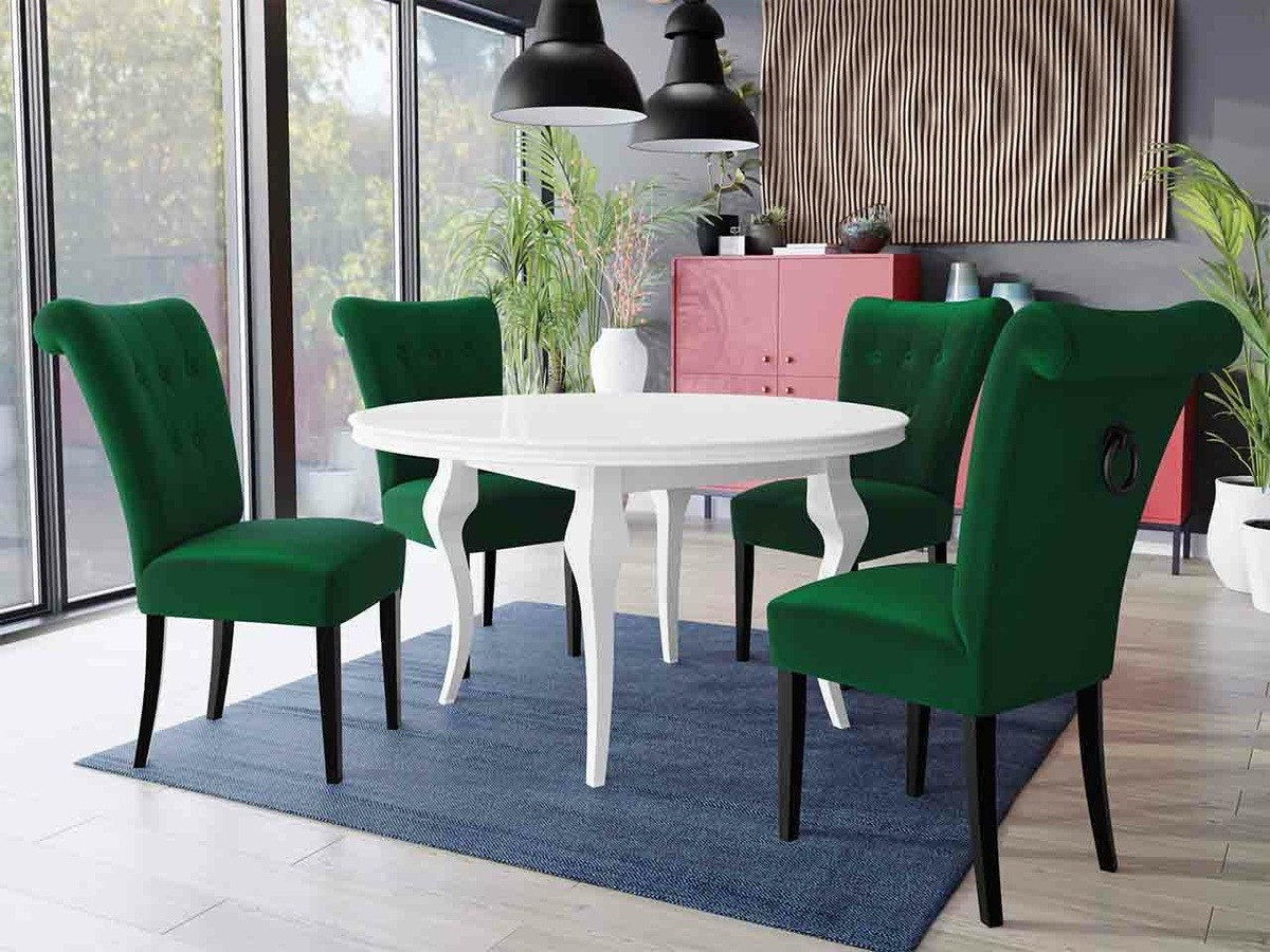 Eetkamerset Racine 143 (Zwart)