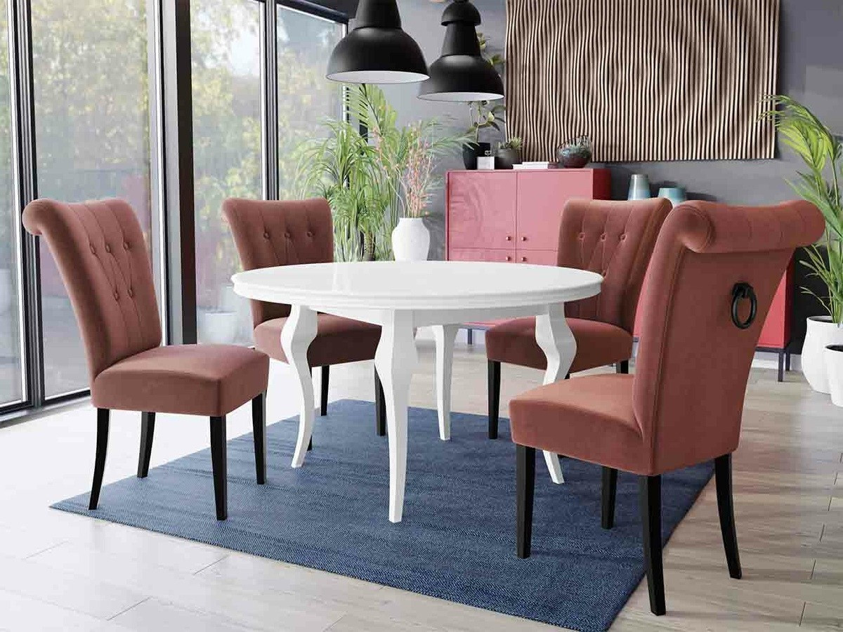 Eetkamerset Racine 143 (Zwart)