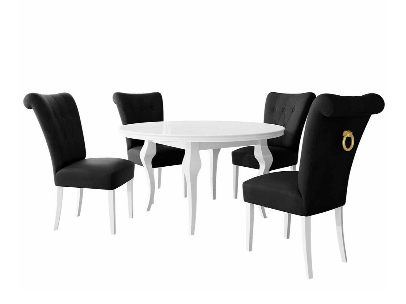 Eetkamerset Racine 142 (Gouden)