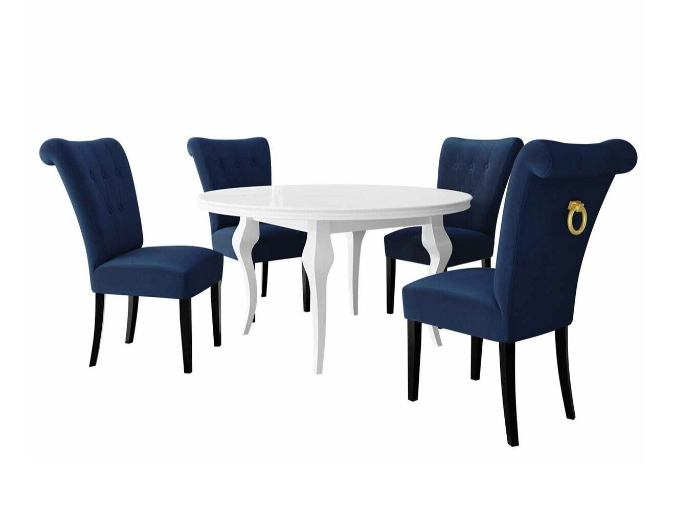 Eetkamerset Racine 142 (Gouden)