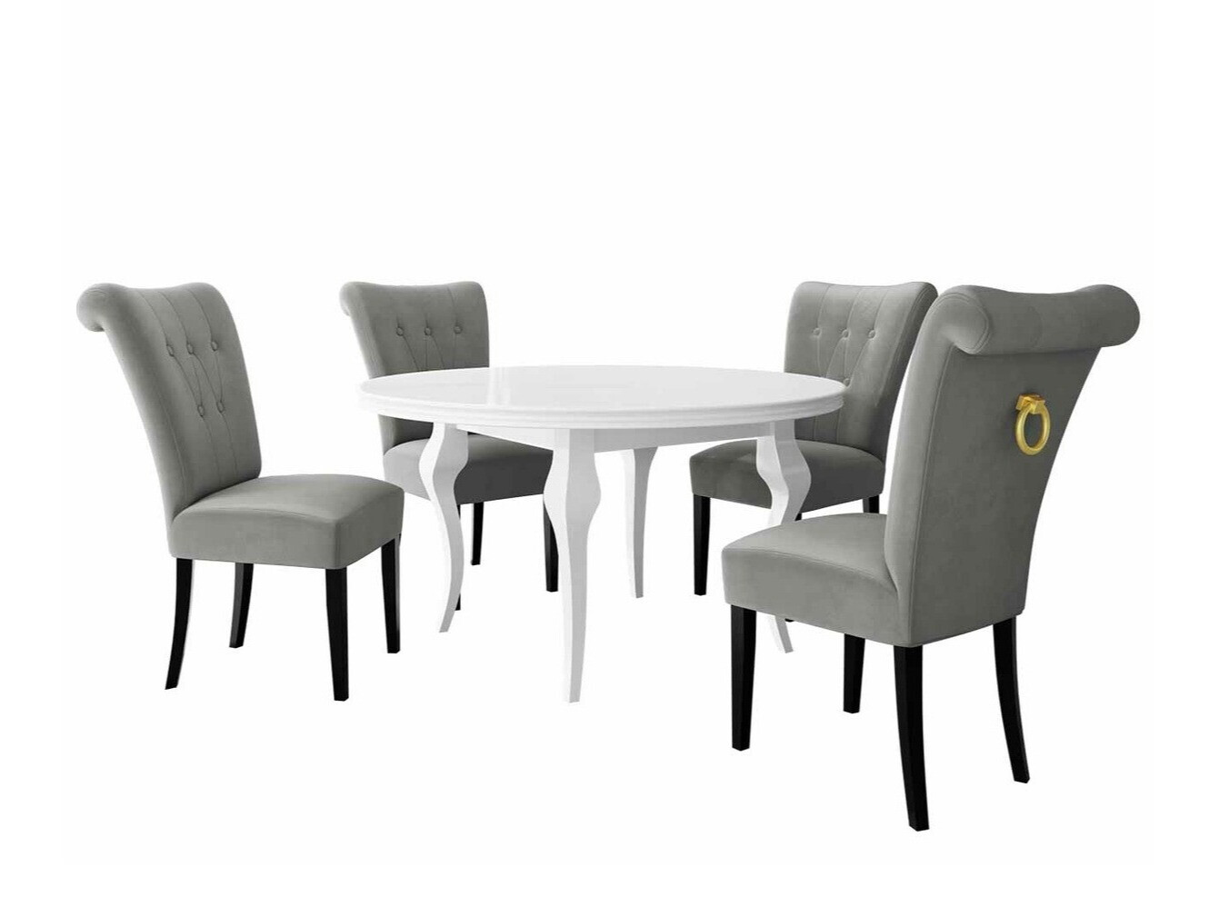 Eetkamerset Racine 142 (Gouden)