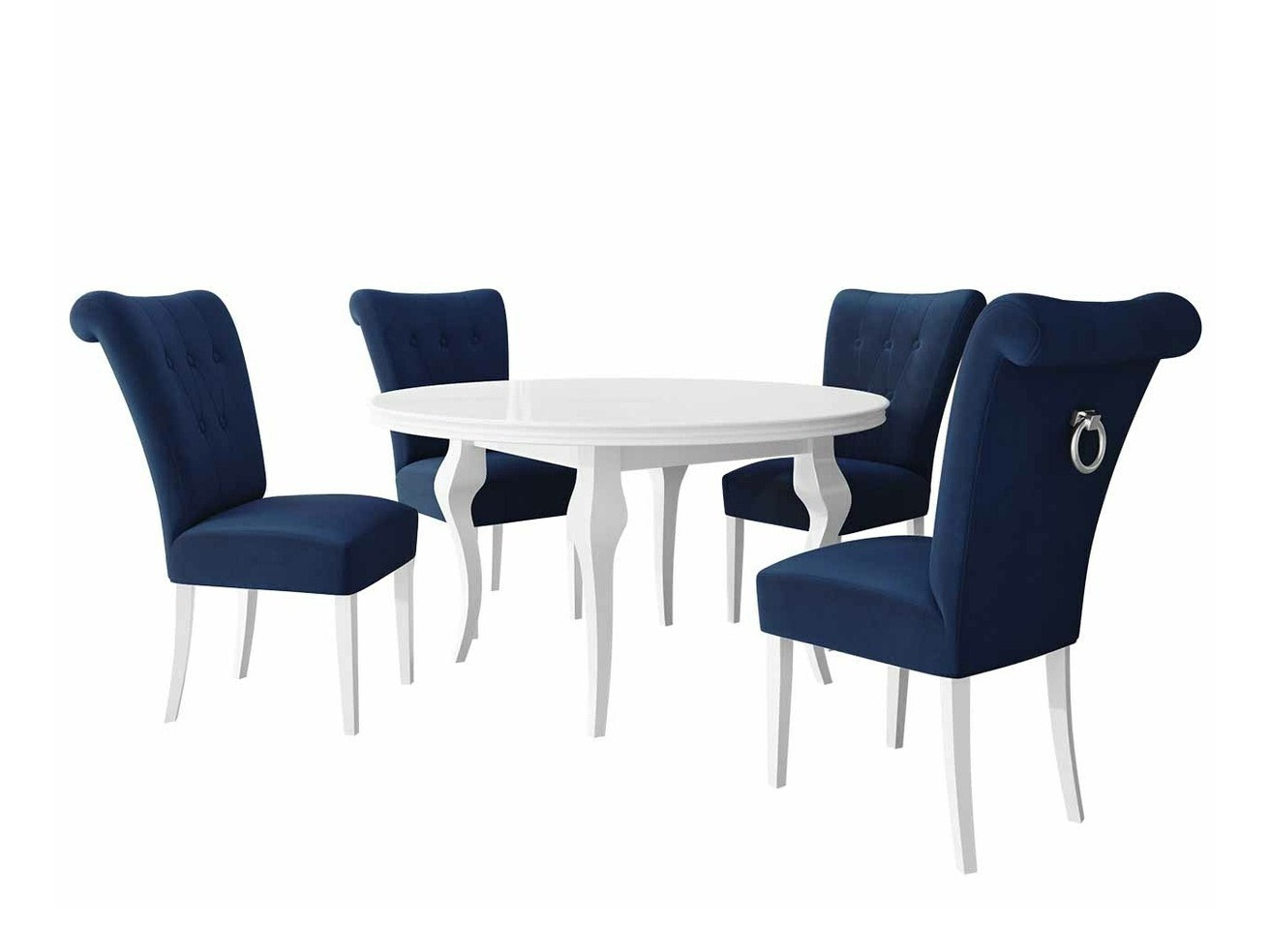 Eetkamerset Racine 142 (Zilver)