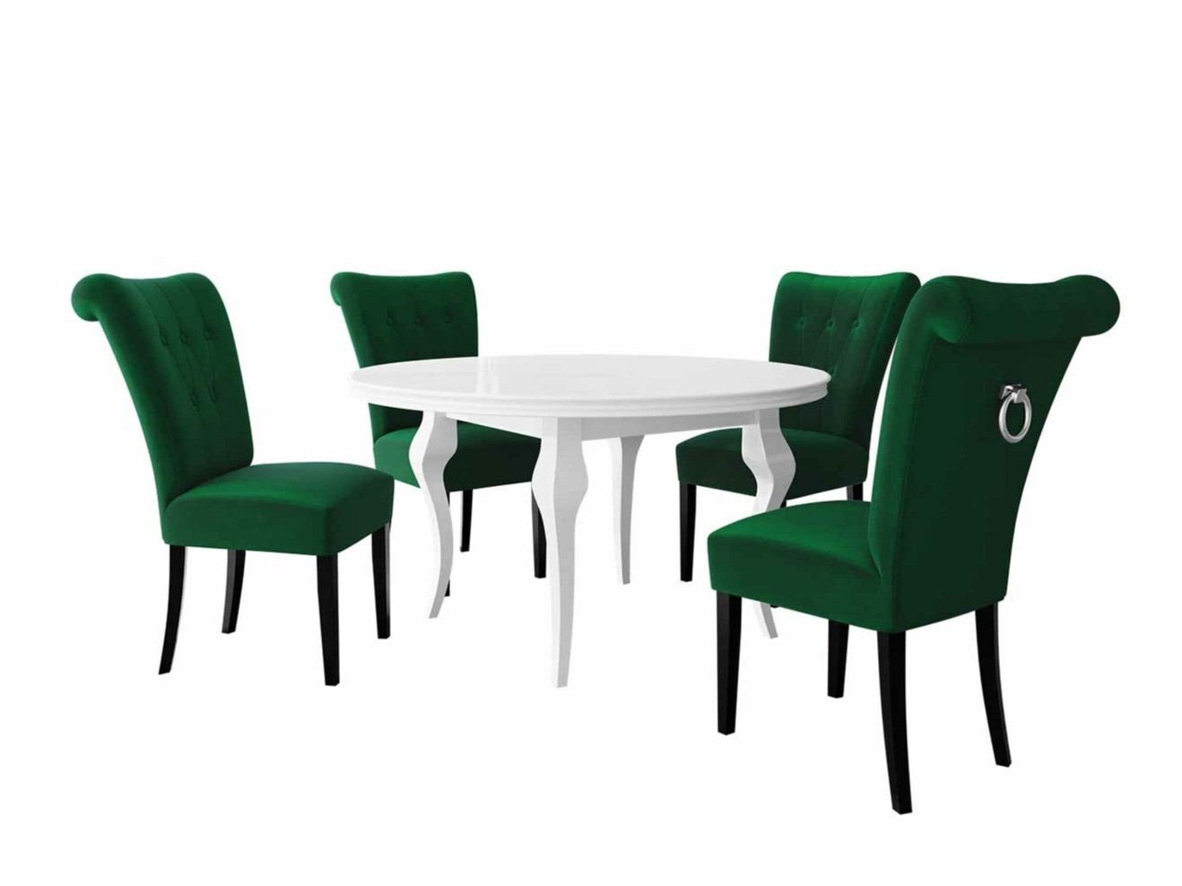 Eetkamerset Racine 142 (Zilver)